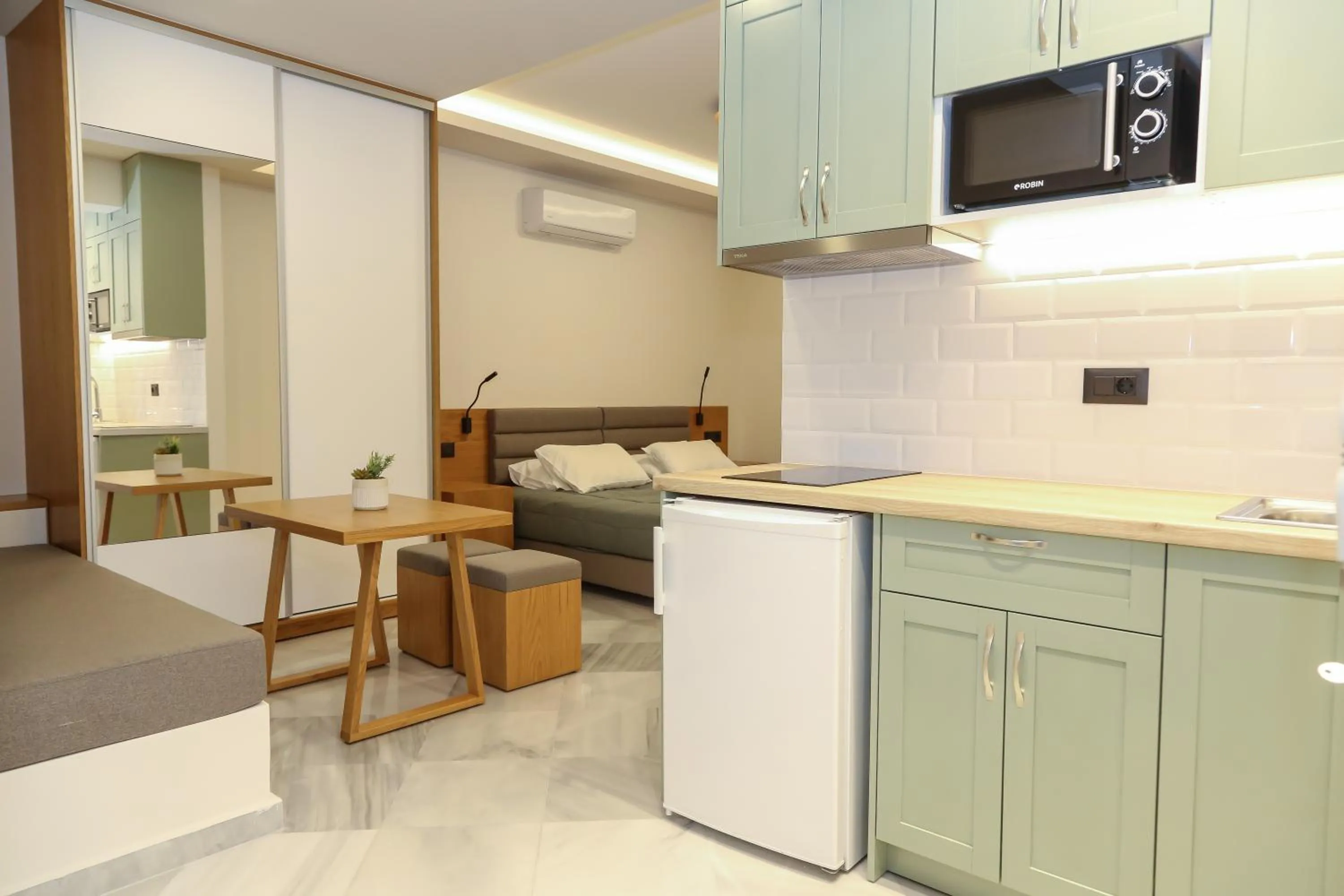 Seating area in Heaven Apartments