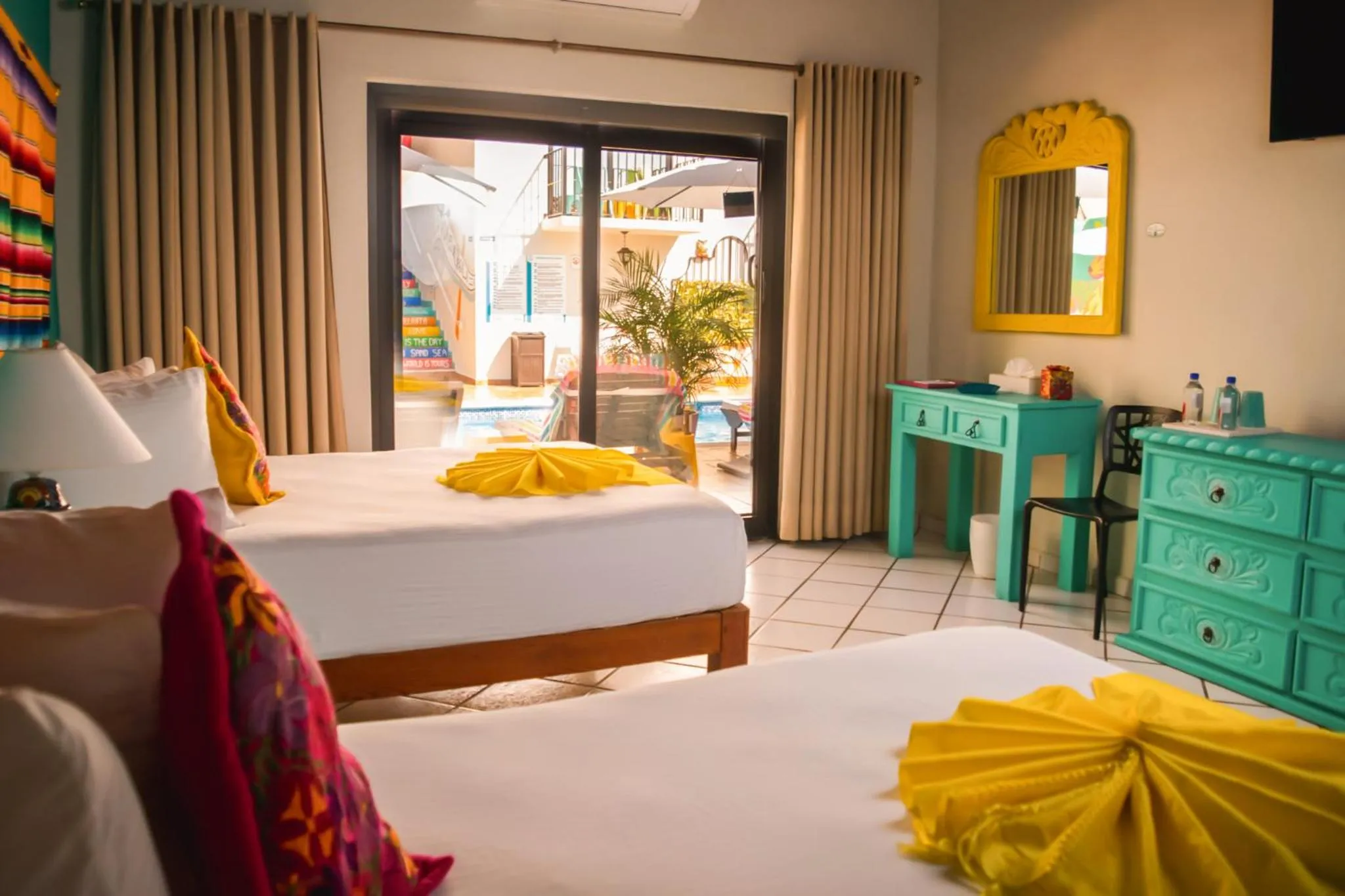 Bed in Casa Maria Hotel Boutique & Gallery Adults Only