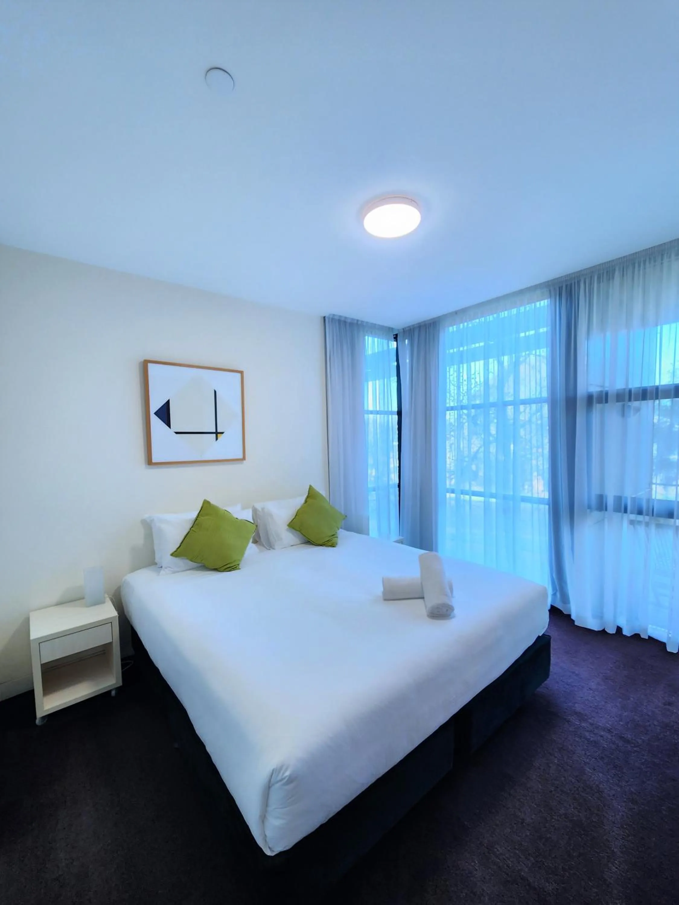 Bed in Phillip Island Apartments