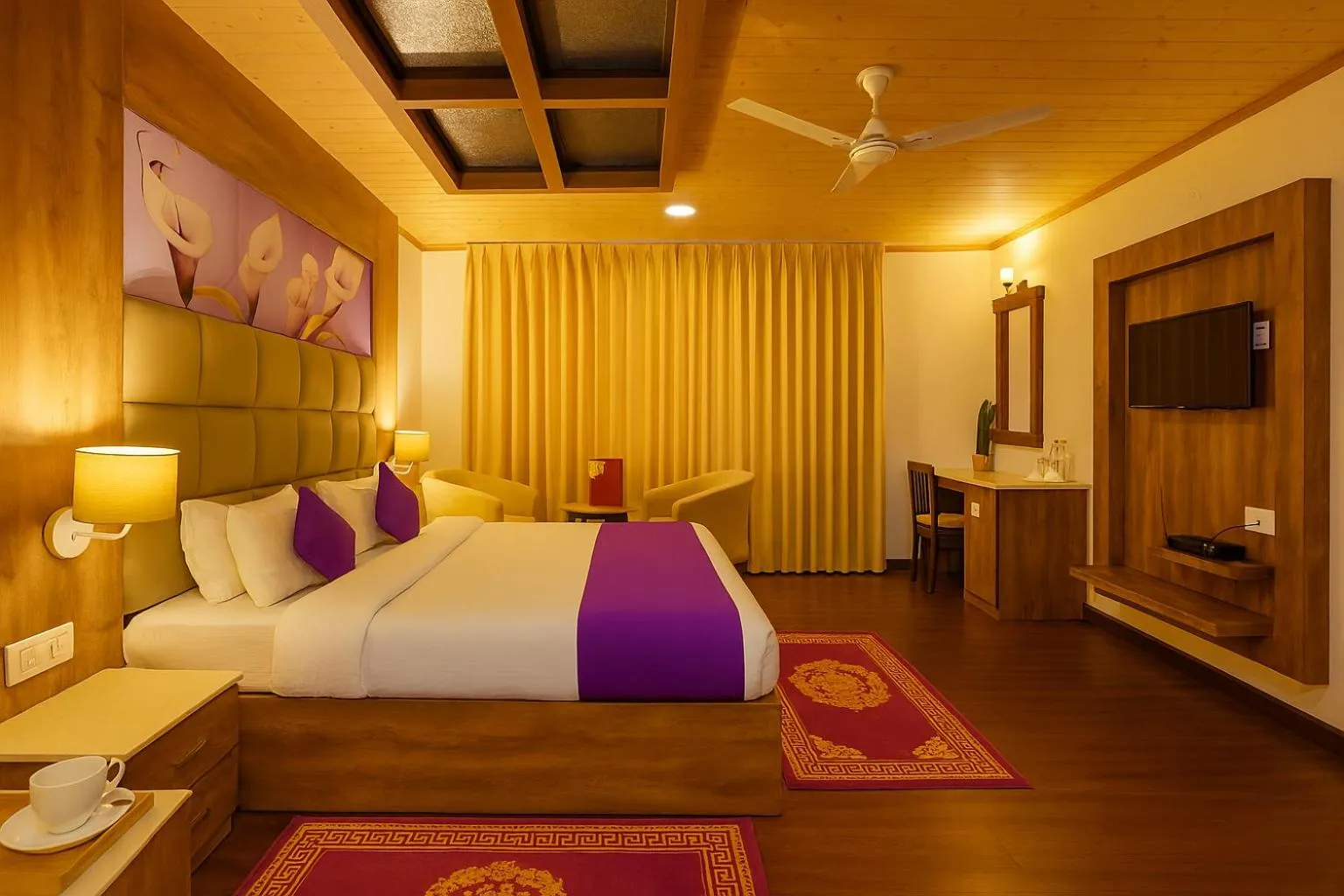 Bed in Vilasa Lall Ji Resort