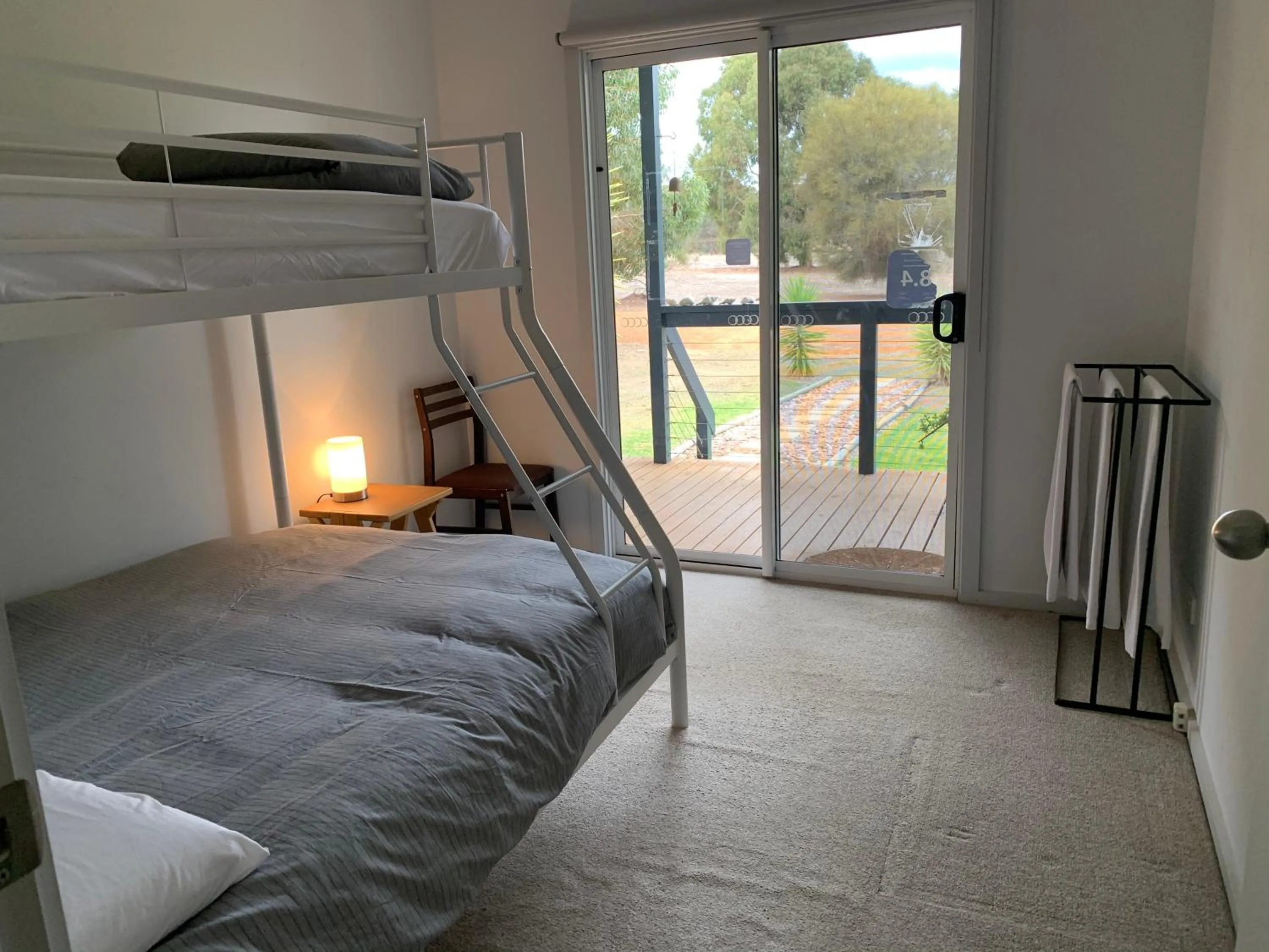 Bed in Kangaroo Island Cabins