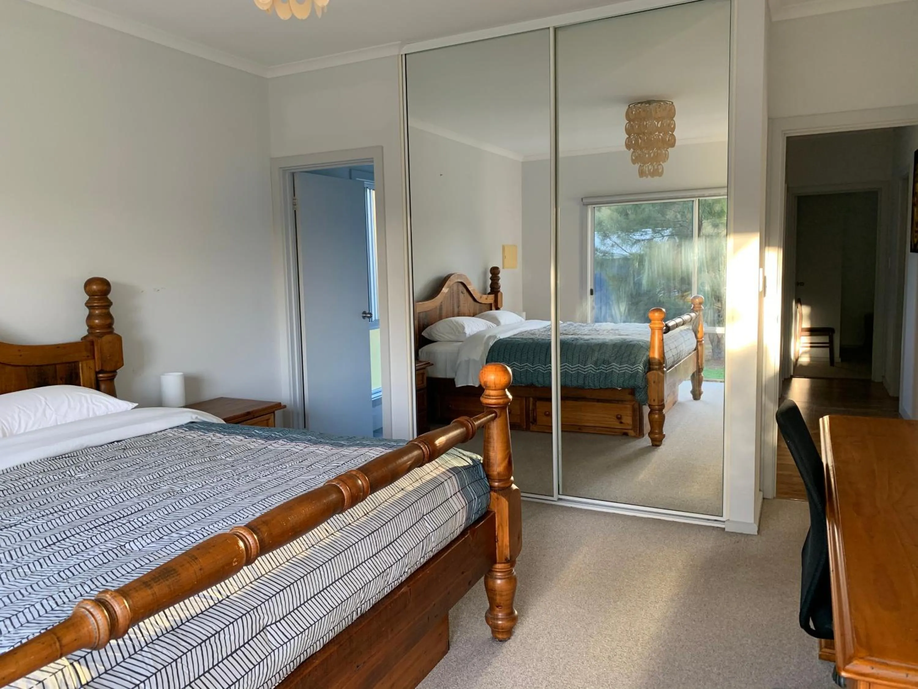Bed in Kangaroo Island Cabins
