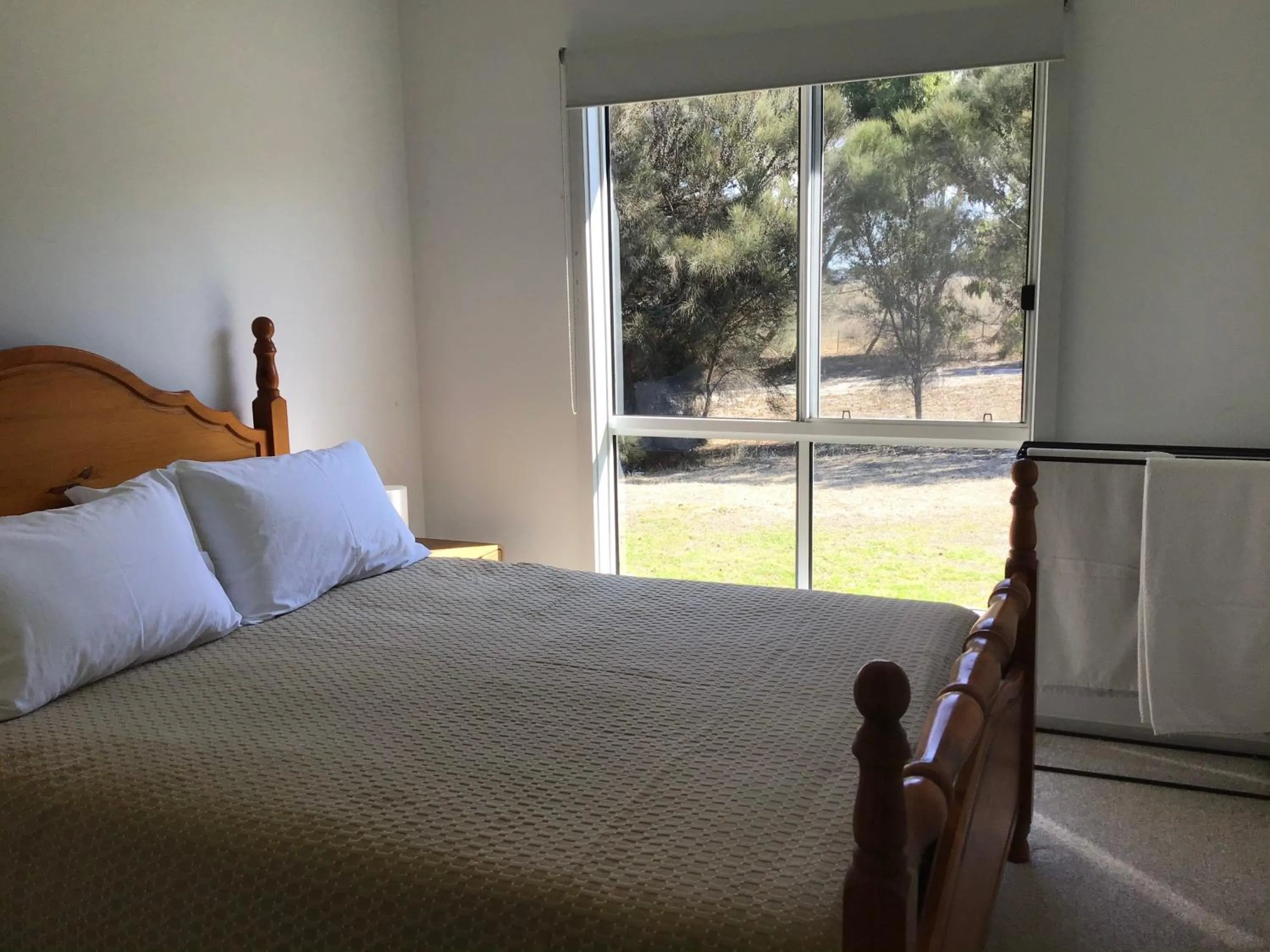 Bed in Kangaroo Island Cabins