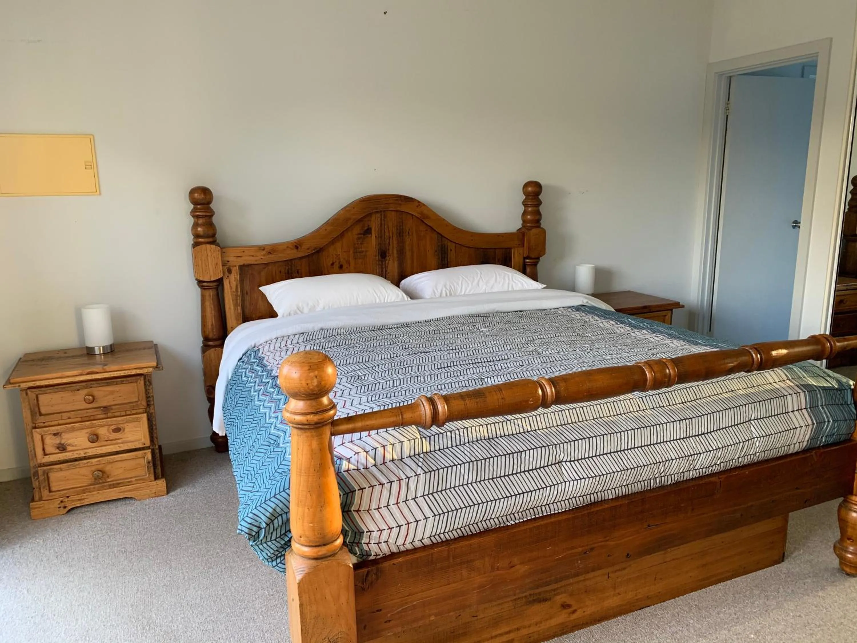 Bed in Kangaroo Island Cabins