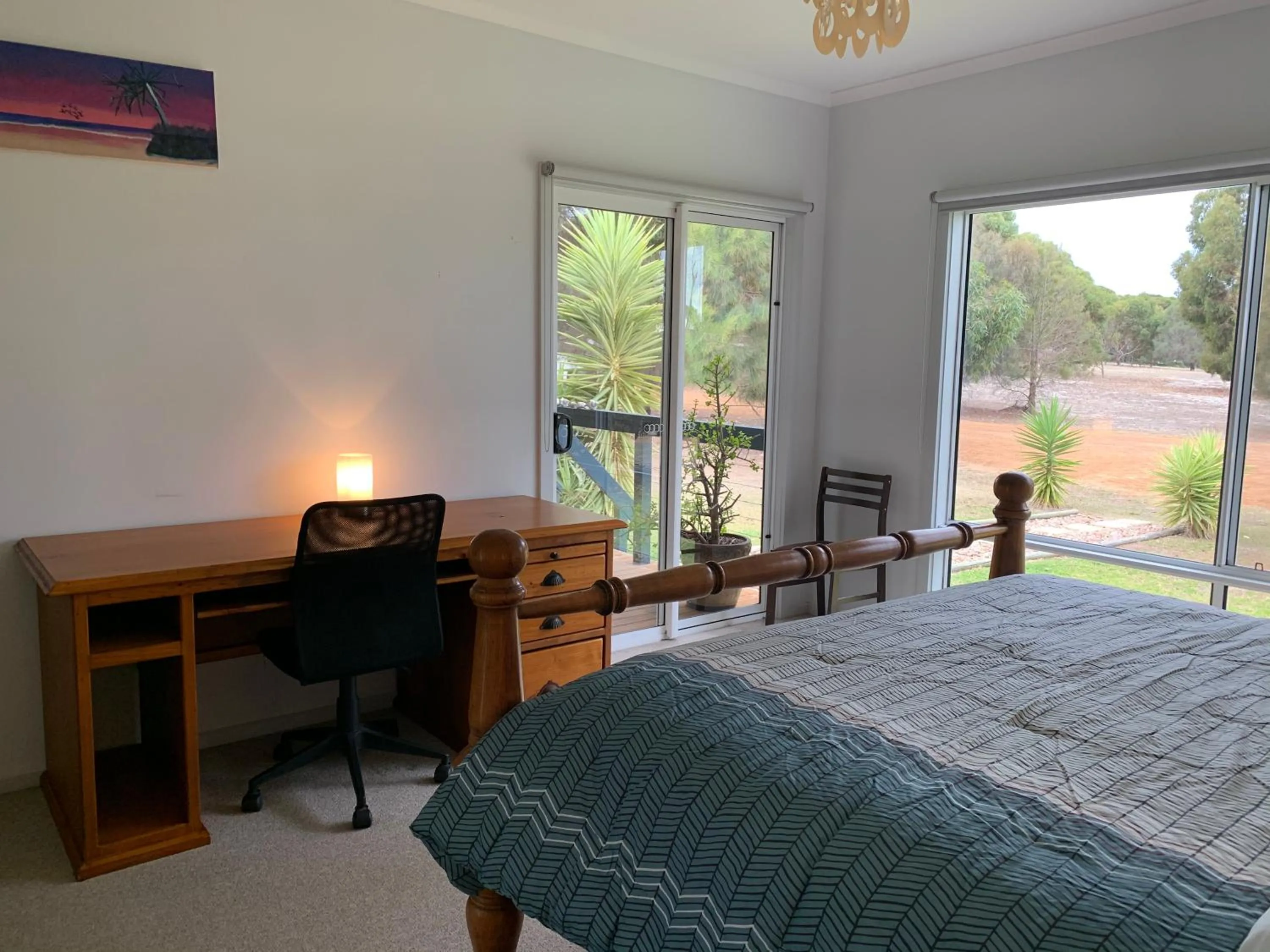 Bed in Kangaroo Island Cabins