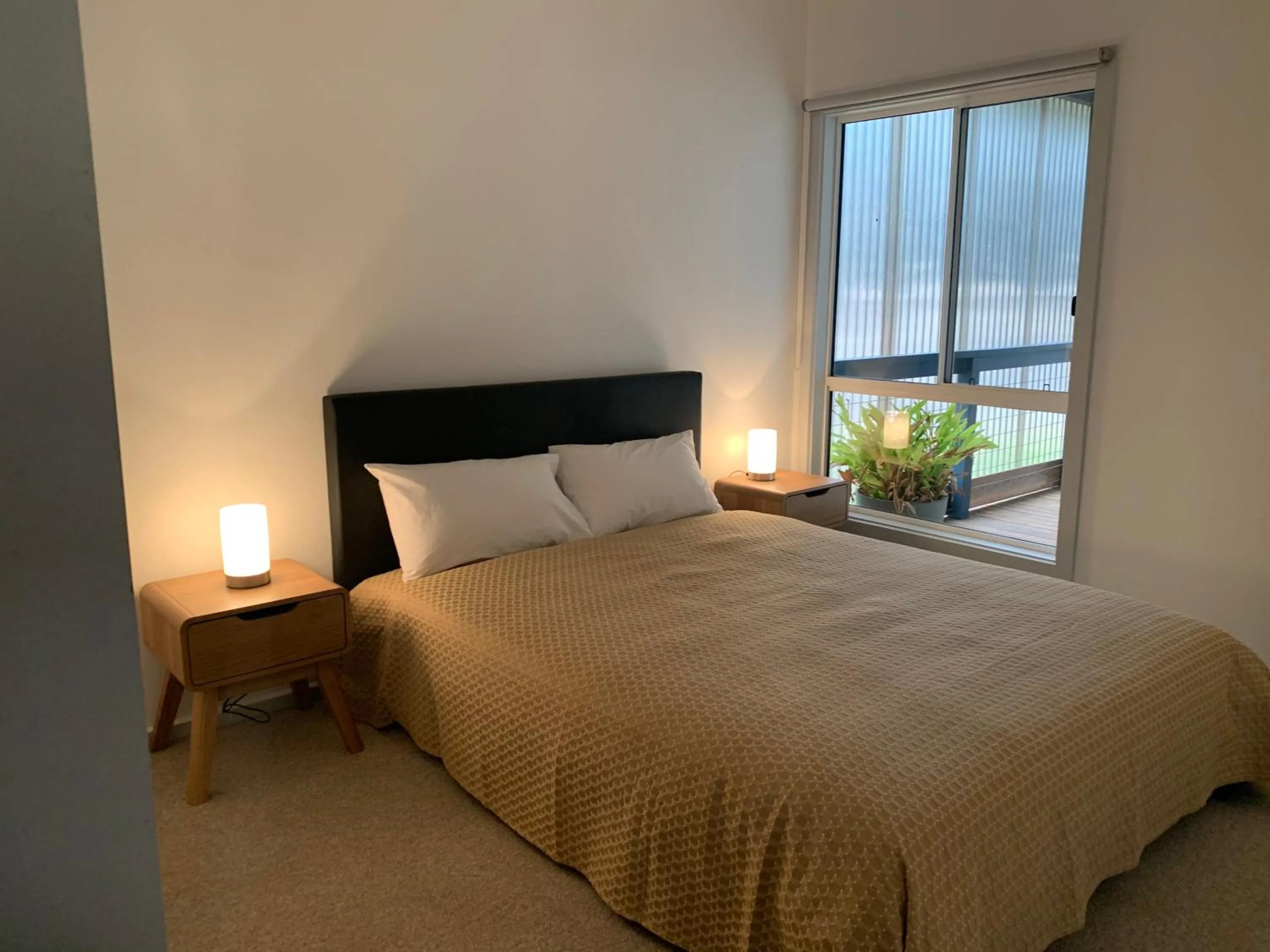 Bed in Kangaroo Island Cabins