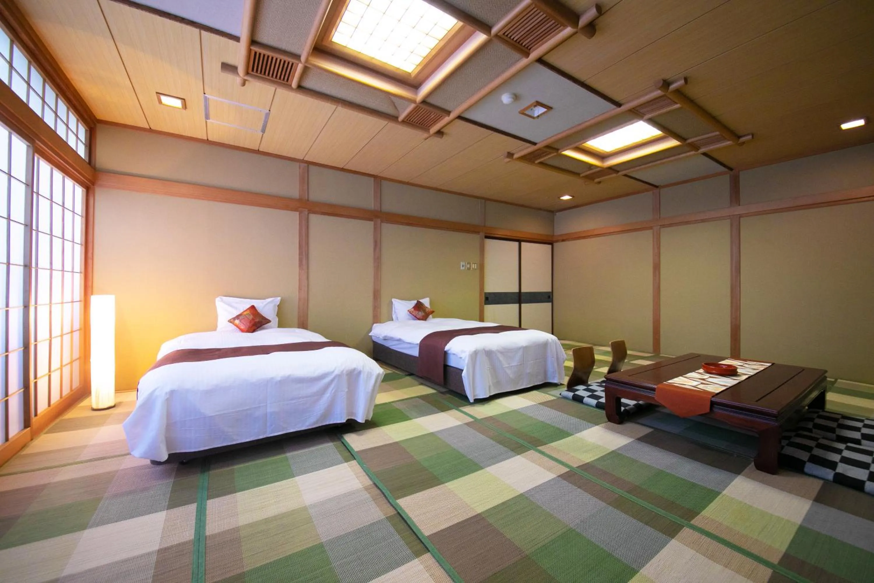 Bed in Ninohe City Hotel