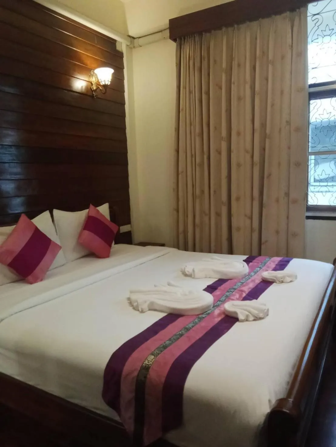 Bed in Rustic Guest House