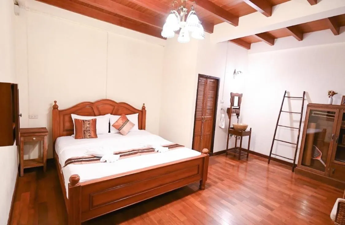 Bed in Rustic Guest House