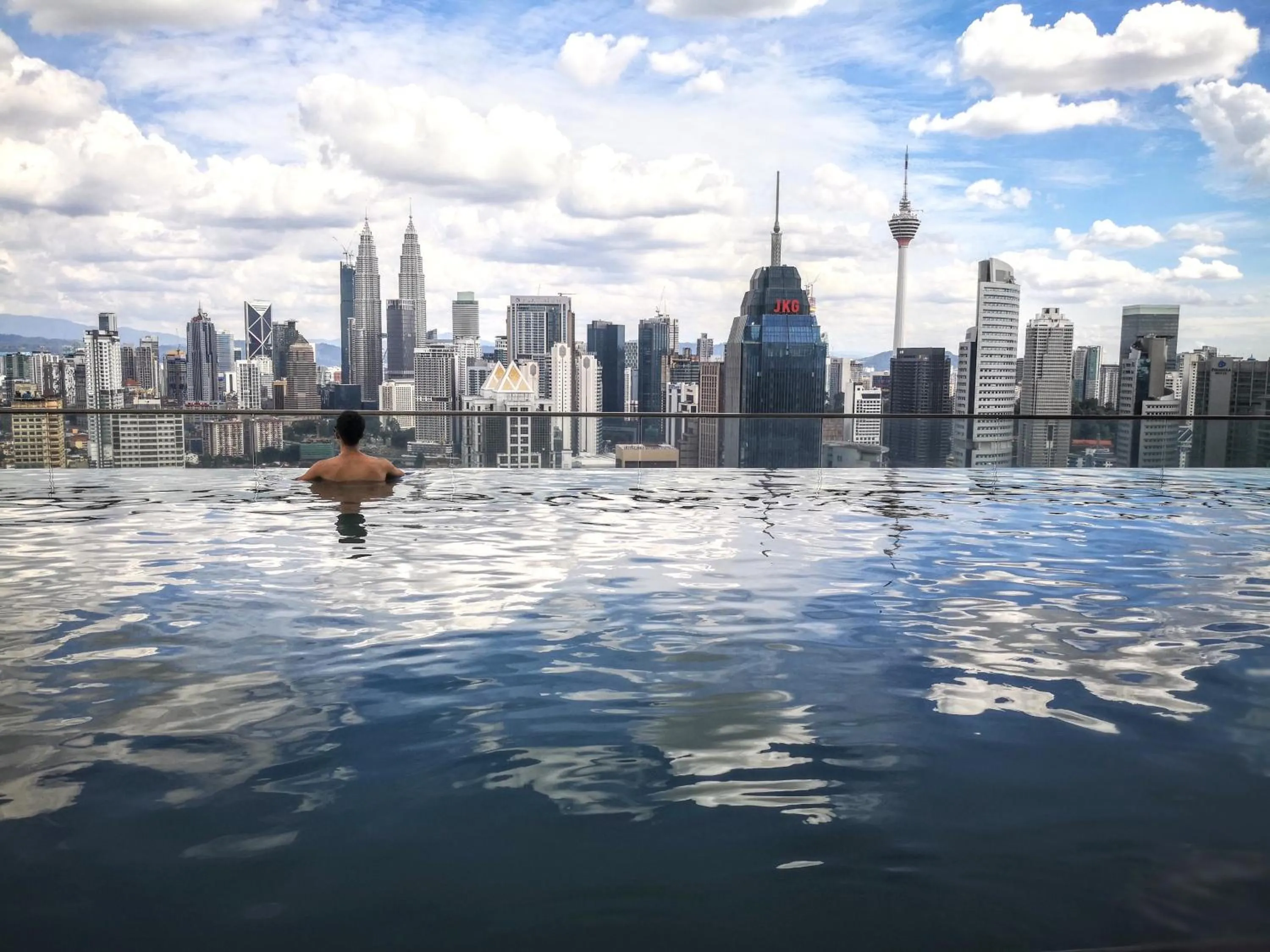 Swimming pool in Penthouse on 34 - The Highest Unit and Best Views in Regalia & Private Rooftop Terrace