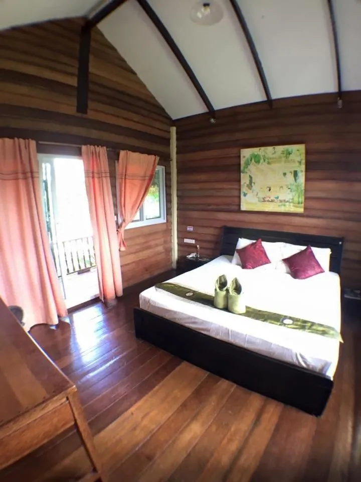 Bed in Hallo Villa Khanom