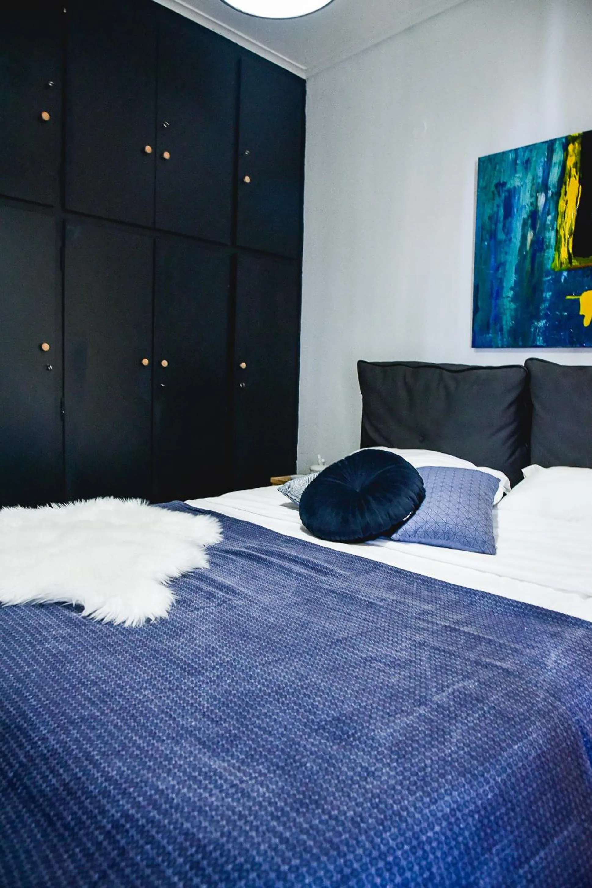 Bed in Home Plus Psirri Apartment