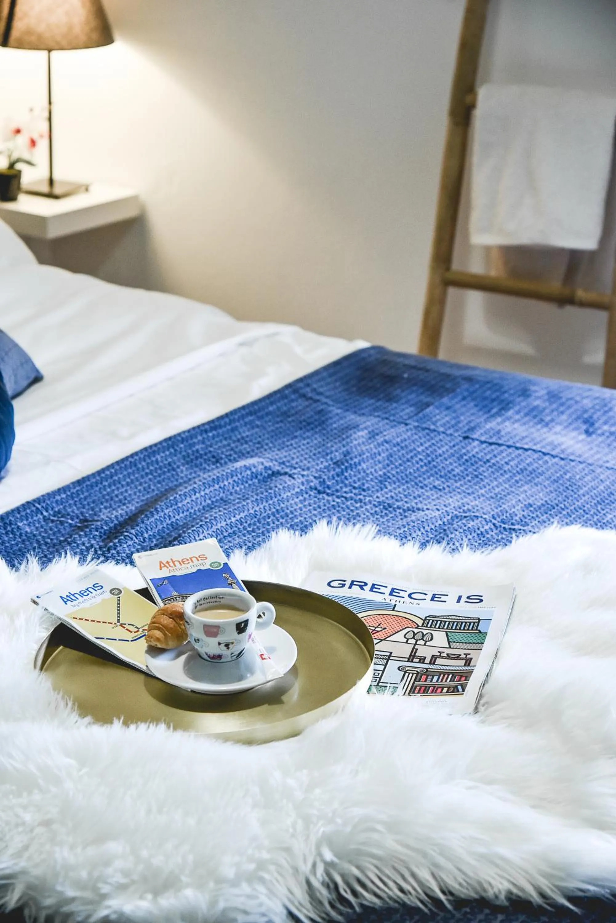 Bed in Home Plus Psirri Apartment