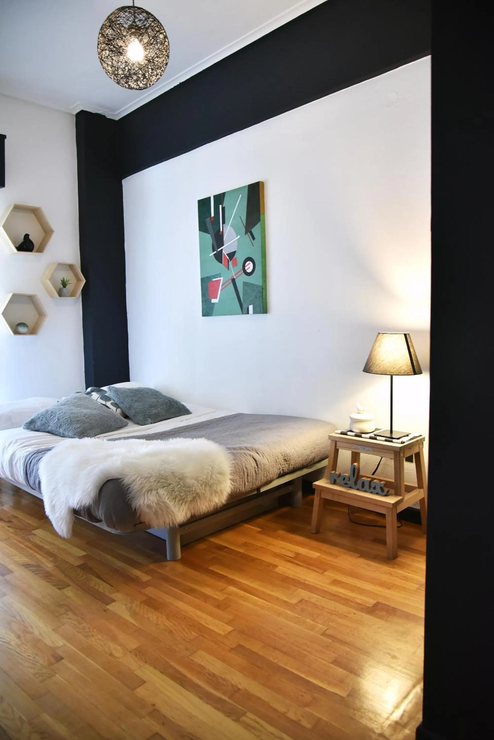 Bed in Home Plus Psirri Apartment