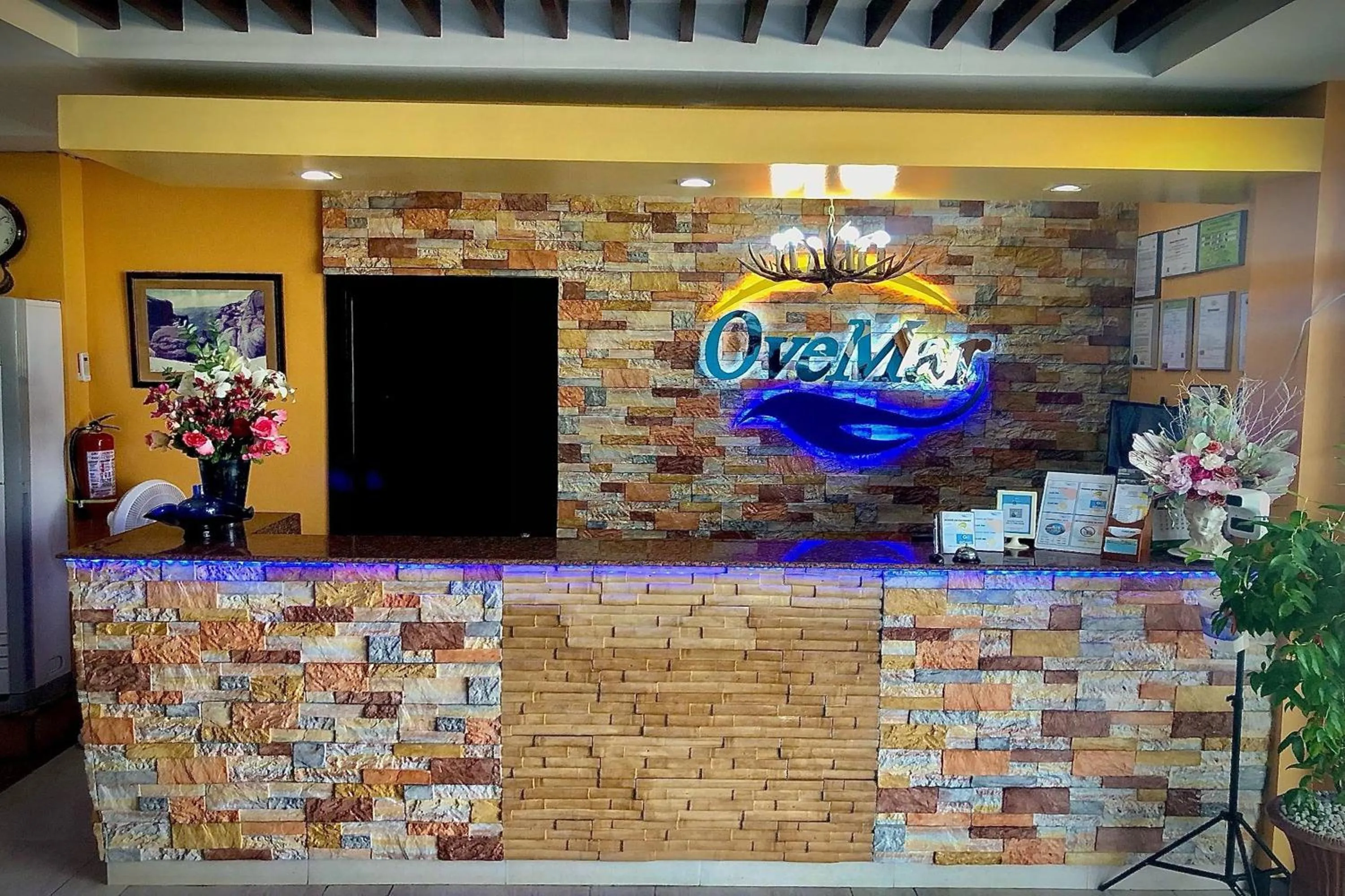 Lobby or reception in OveMar Resort Hotel near Vigan