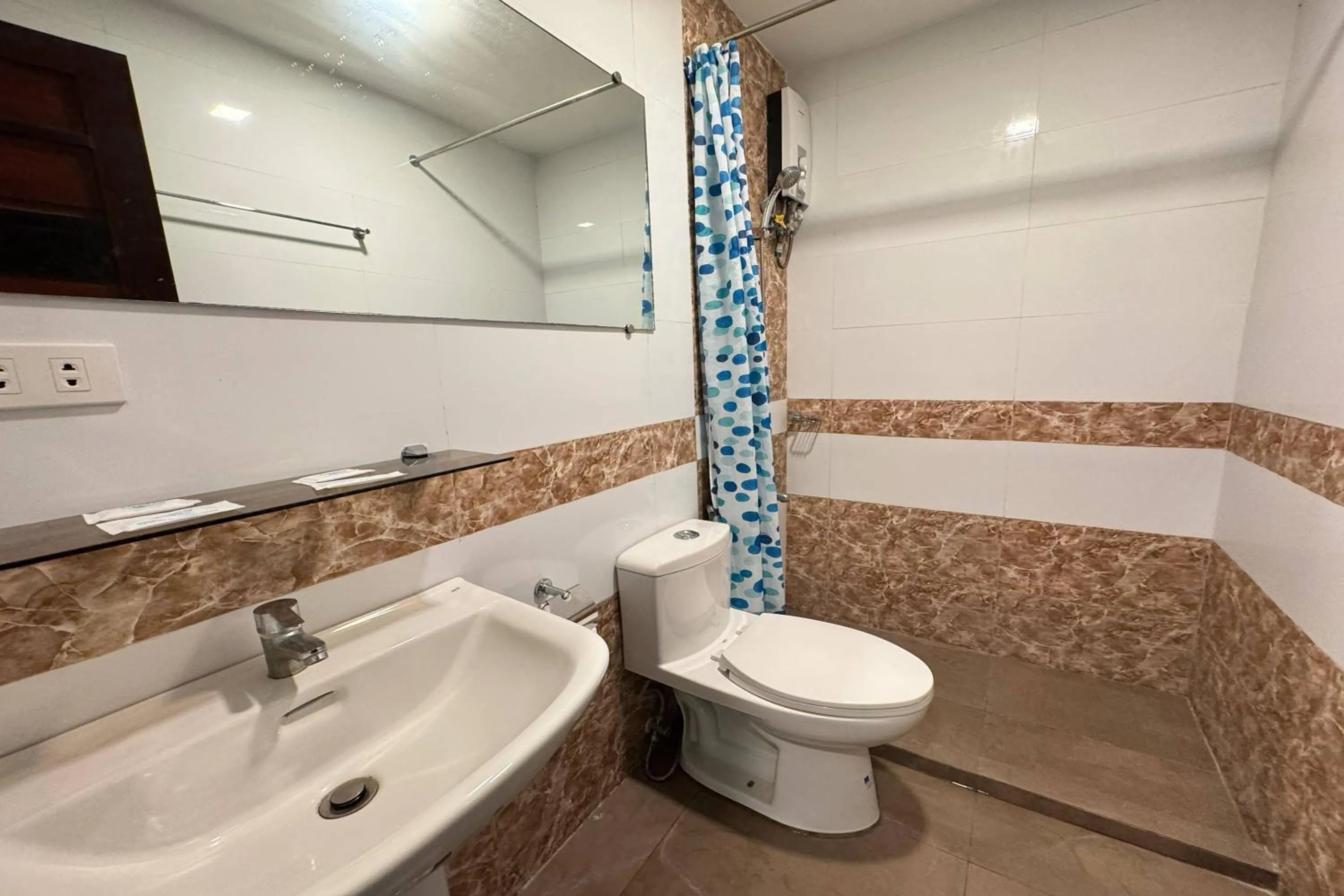 Bathroom in OveMar Resort Hotel near Vigan