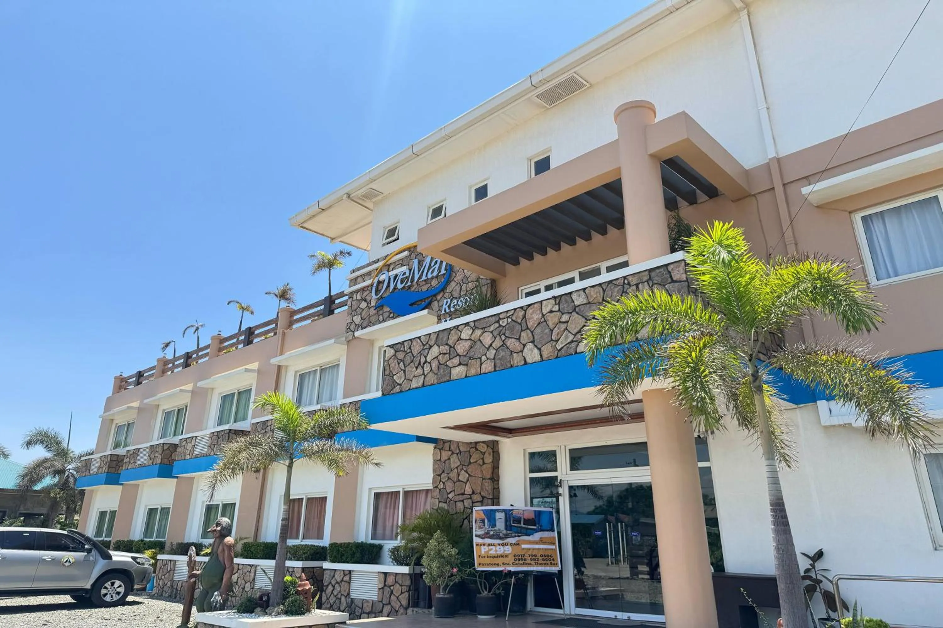 Property building in OveMar Resort Hotel near Vigan