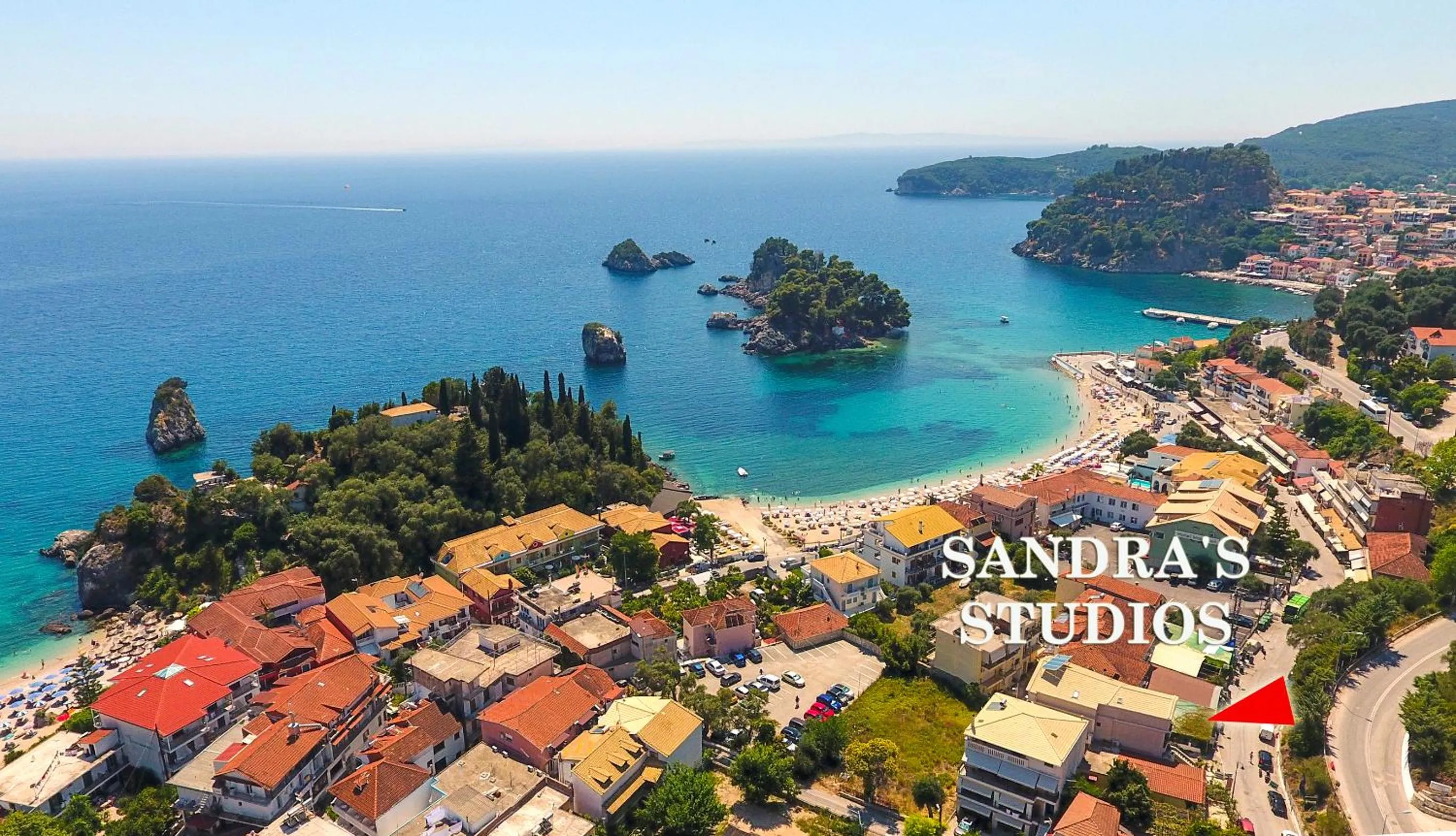 Bird's eye view in Sandra's Studios