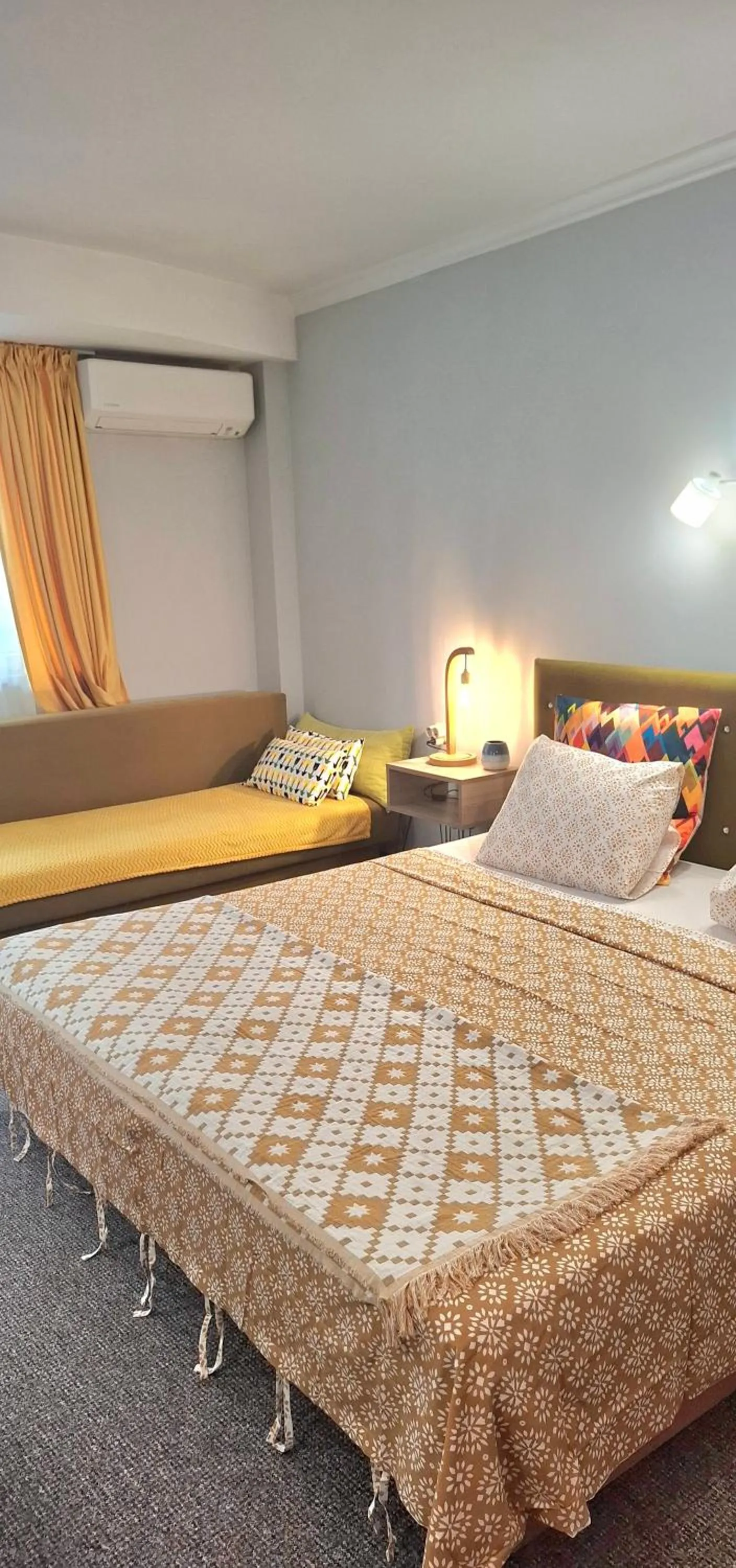 Bed in White Rose Guest Rooms