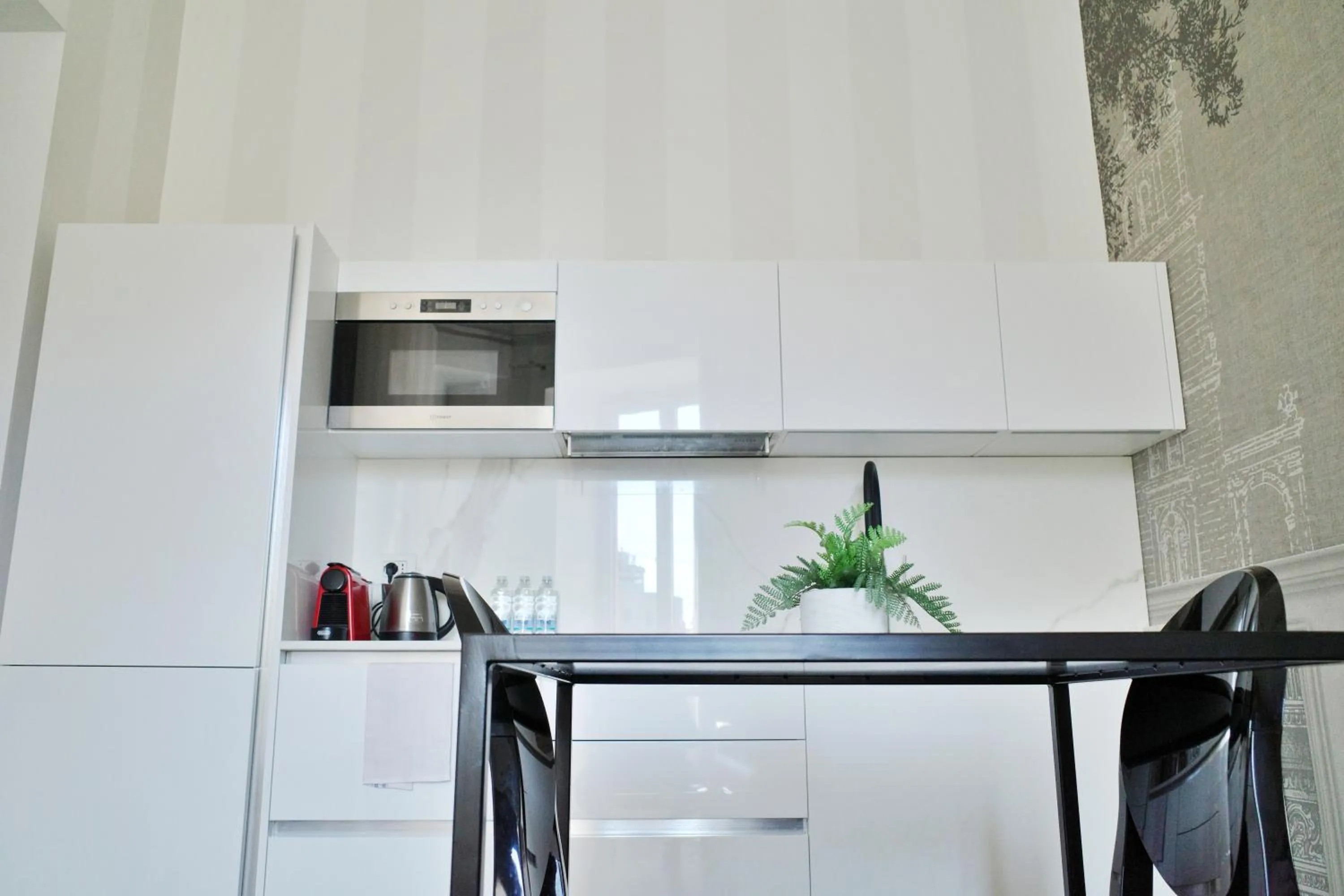 Kitchen or kitchenette in PORTA NUOVA SUITES