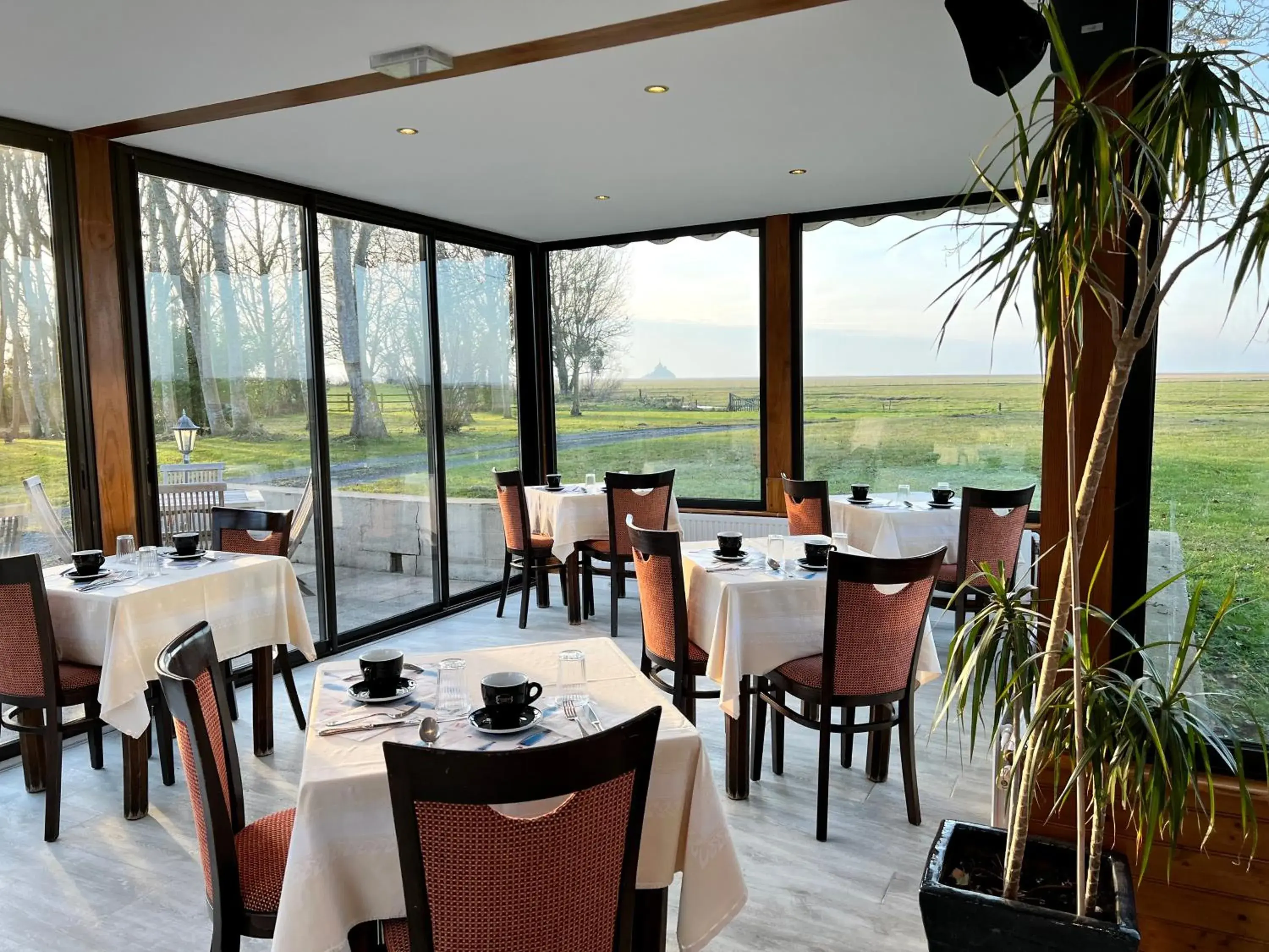 Garden view in Manoir de la Roche Torin, The Originals Relais Garden view in Manoir de la Roche Torin, The Originals Relais