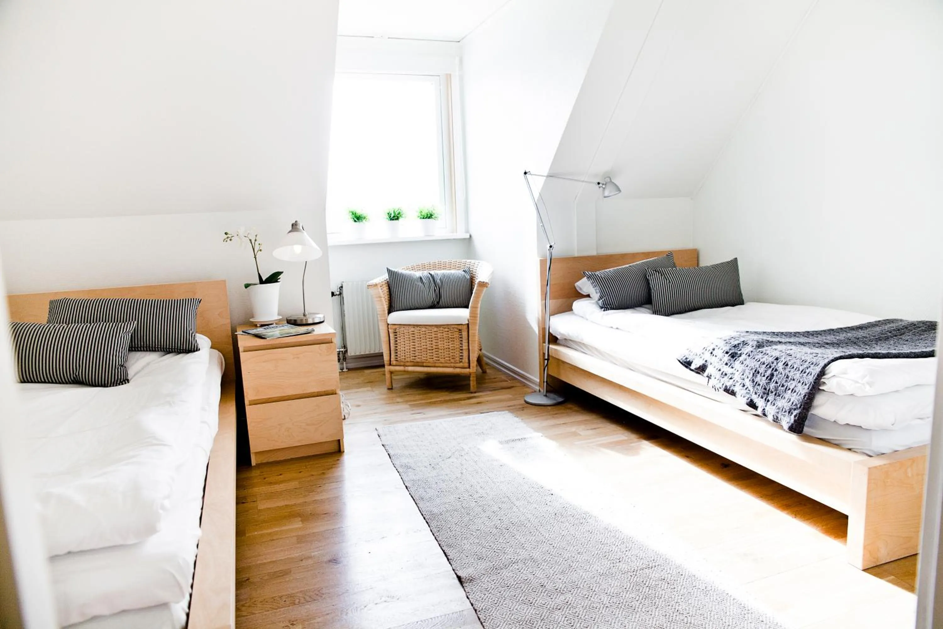 Bedroom, Bed in Abbekås Golfrestaurang & Hotell