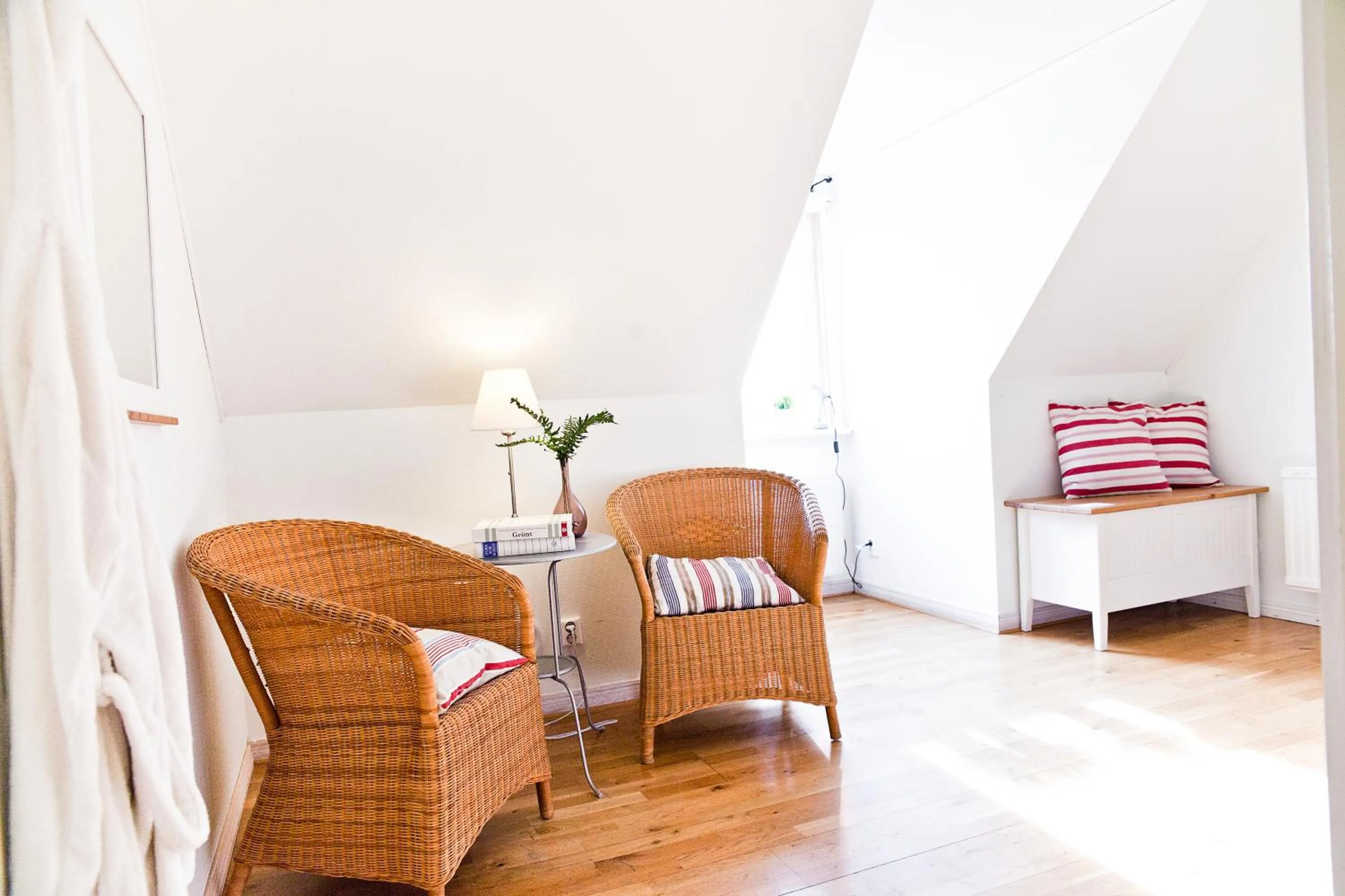 Photo of the whole room, Bed in Abbekås Golfrestaurang & Hotell