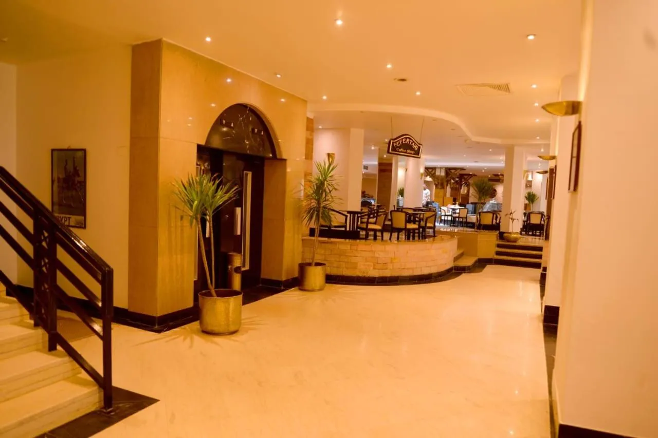 Lobby or reception in Cleopatra Hotel