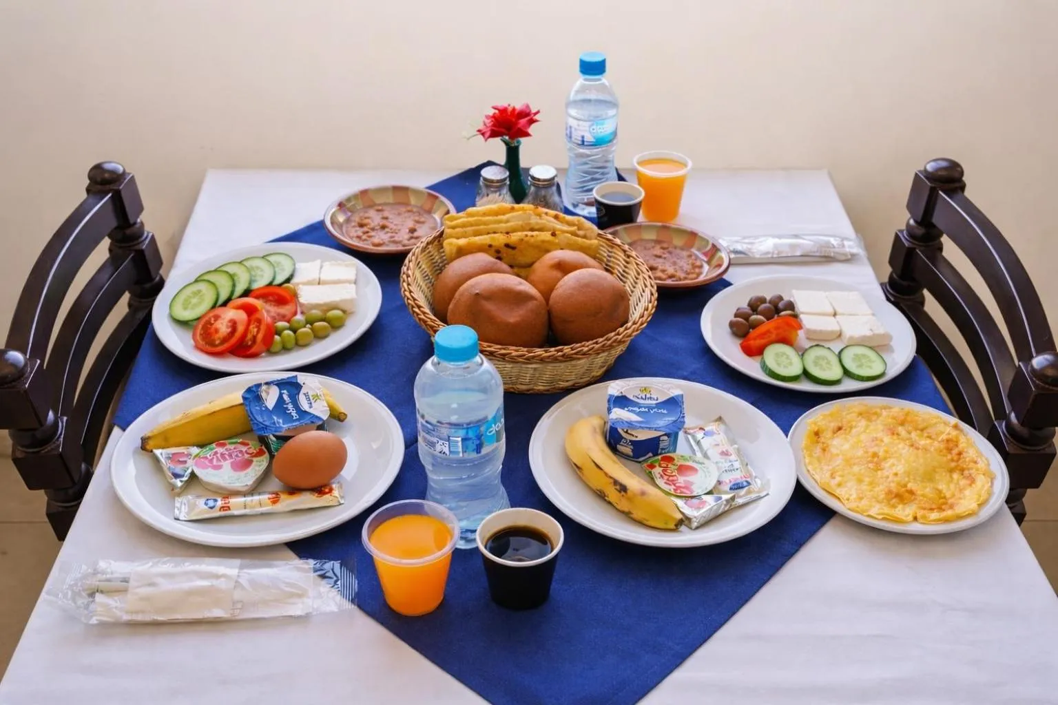 Breakfast in Cleopatra Hotel