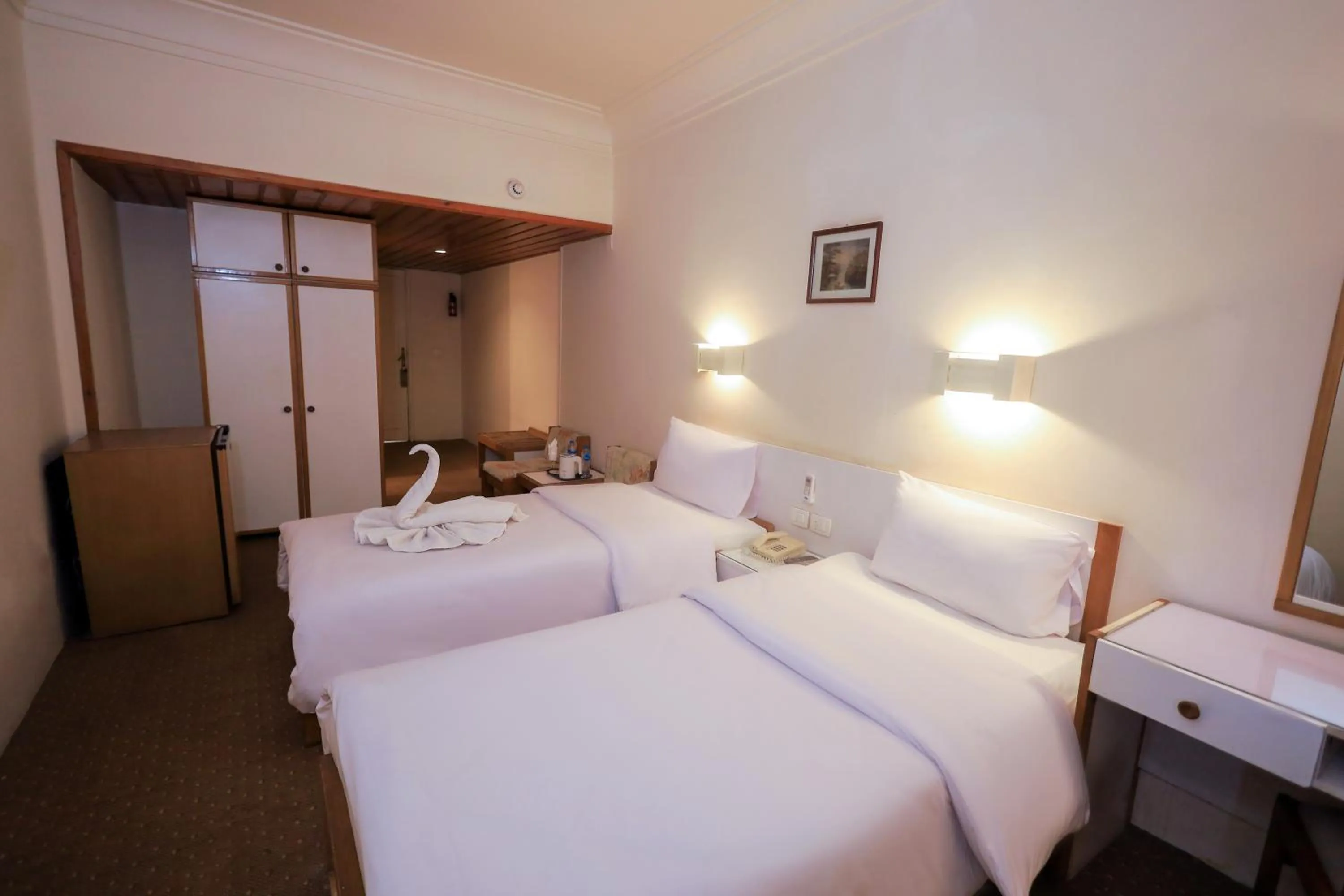 Bed in Cleopatra Hotel