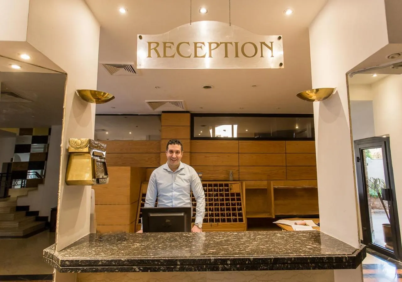 Lobby or reception in Cleopatra Hotel