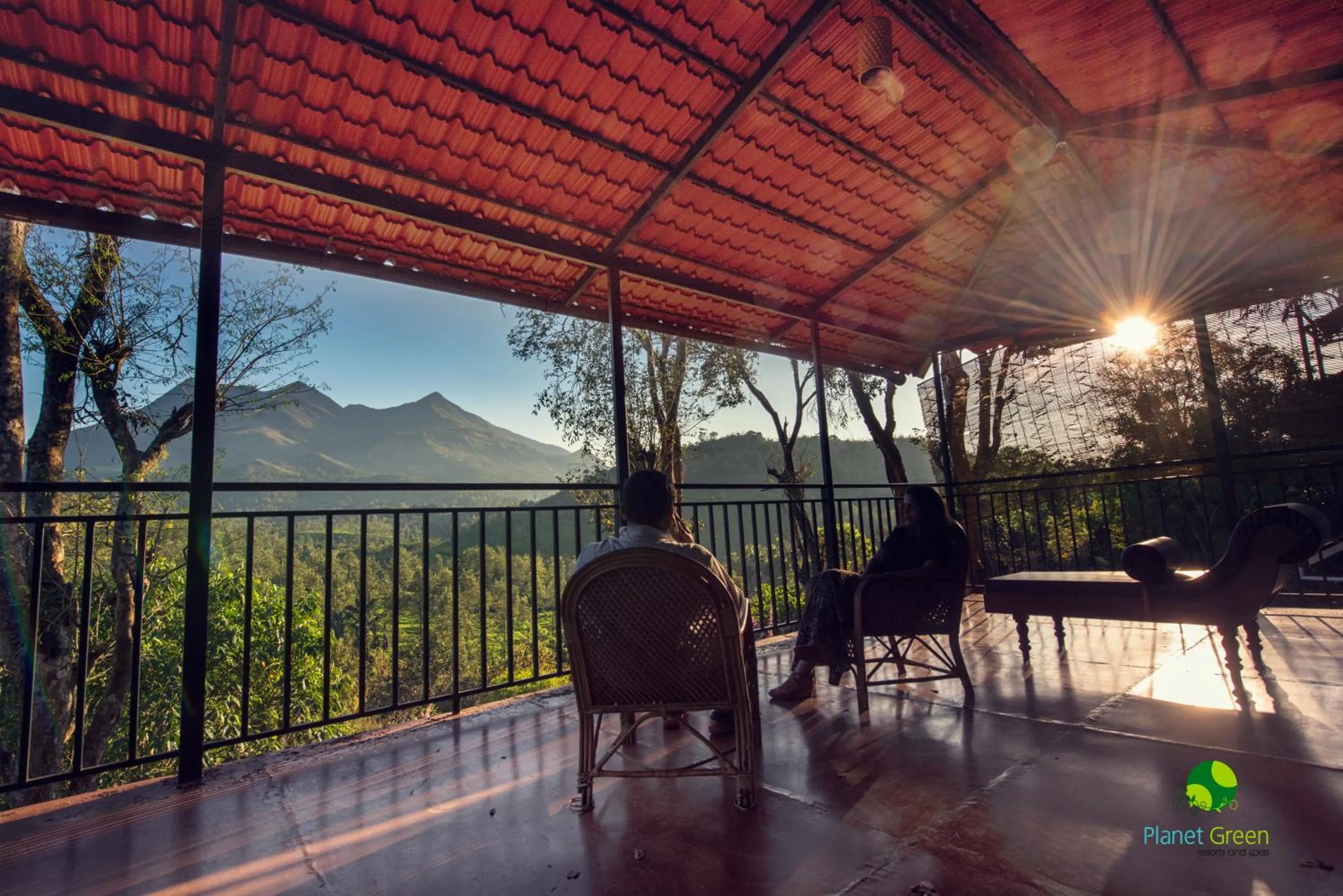 Balcony/Terrace in Planet Green Plantation Resorts, Wayanad, Kerala