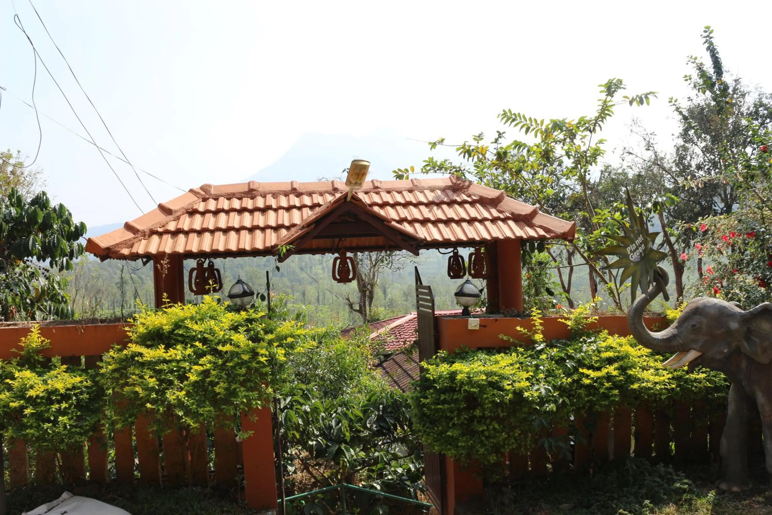 Facade/entrance in Planet Green Plantation Resorts, Wayanad, Kerala