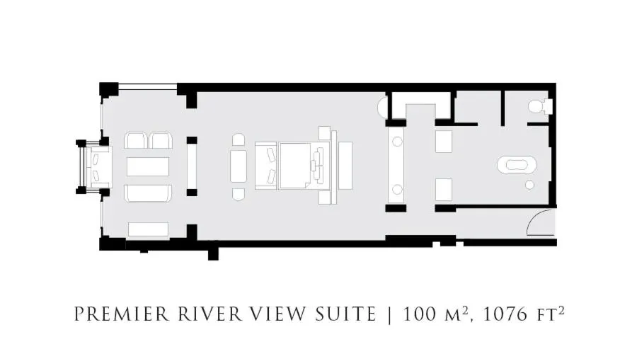 Floor plan in The Siam