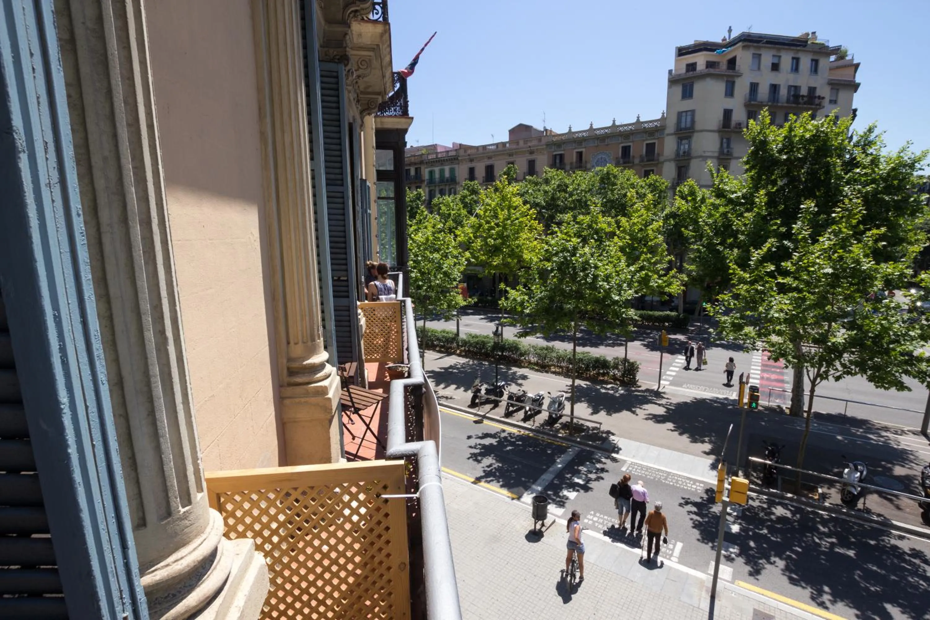 View (from property/room) in Hostalin Barcelona Gran Via
