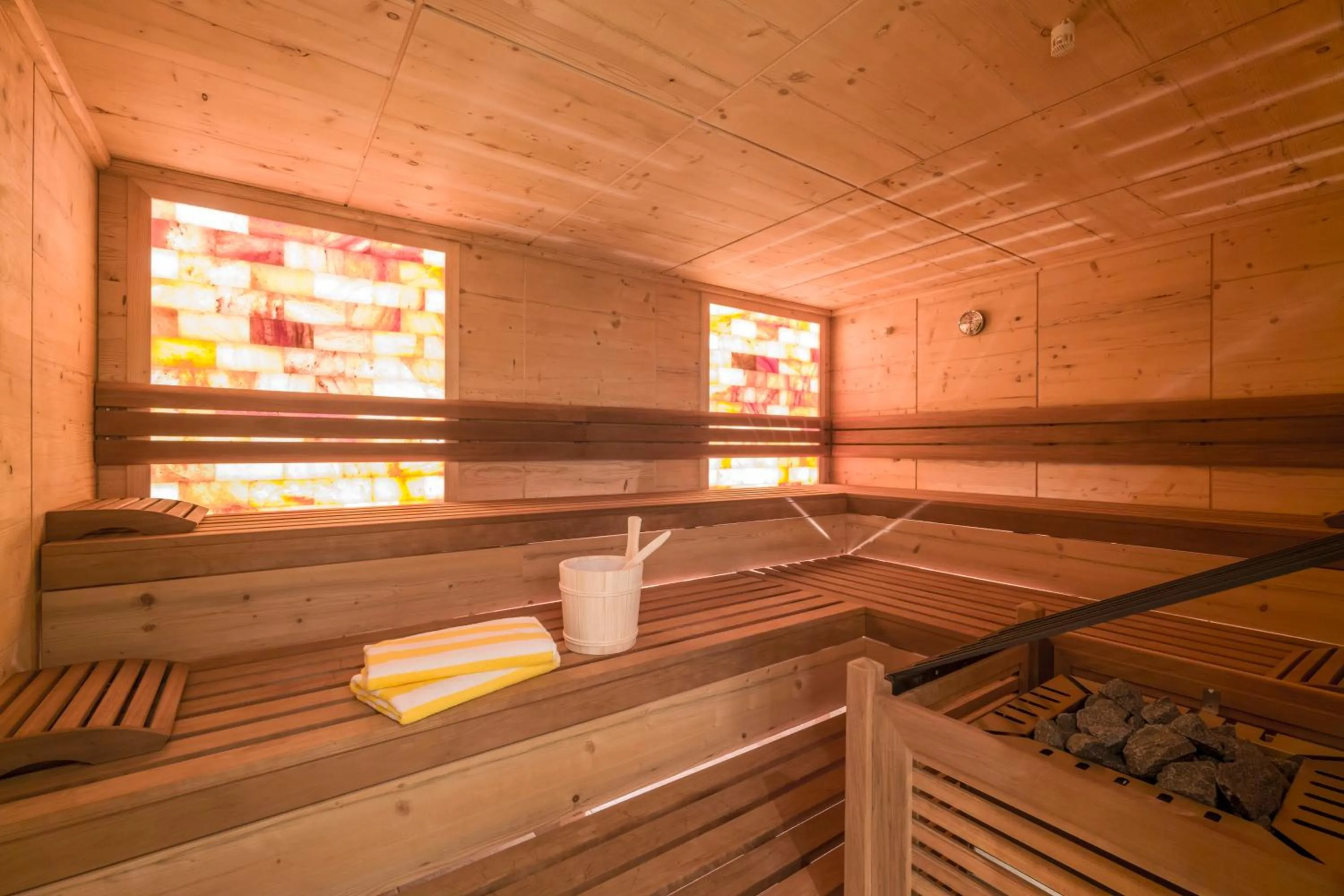 Sauna in Hotel Garni Obermair