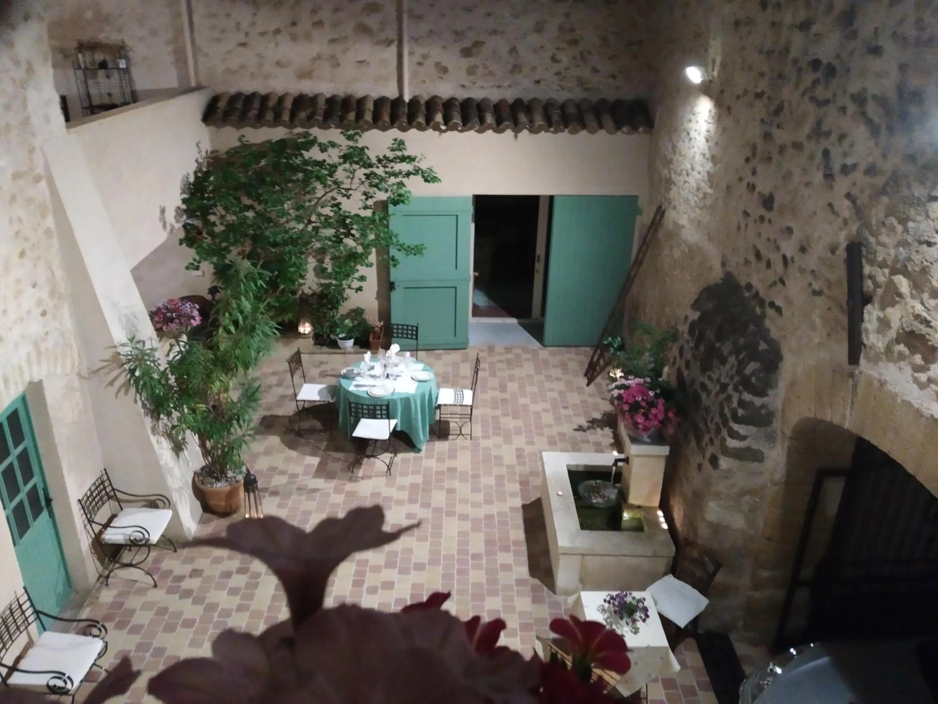 Patio in Le Térébinthe B&B