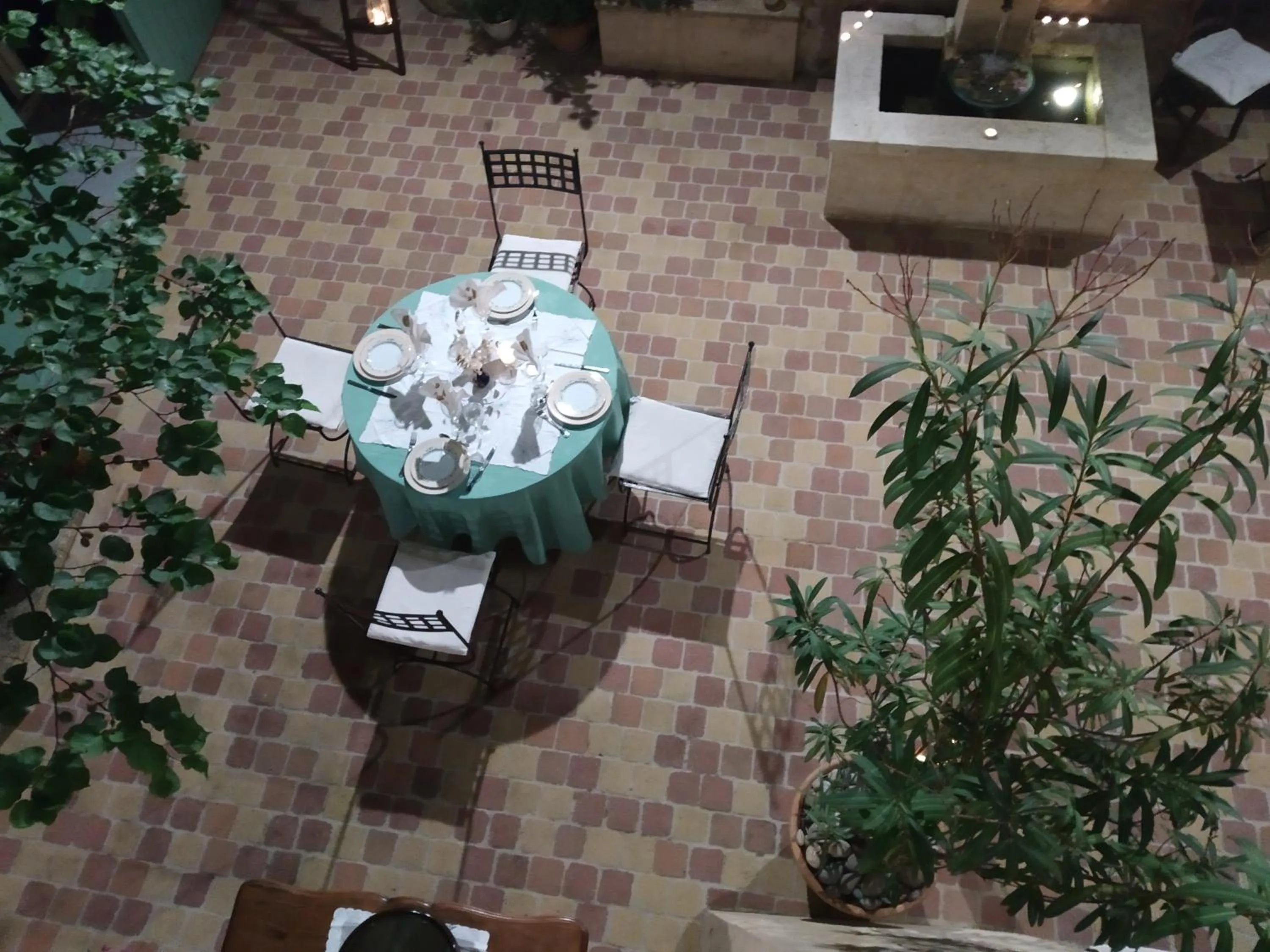 Patio in Le Térébinthe B&B