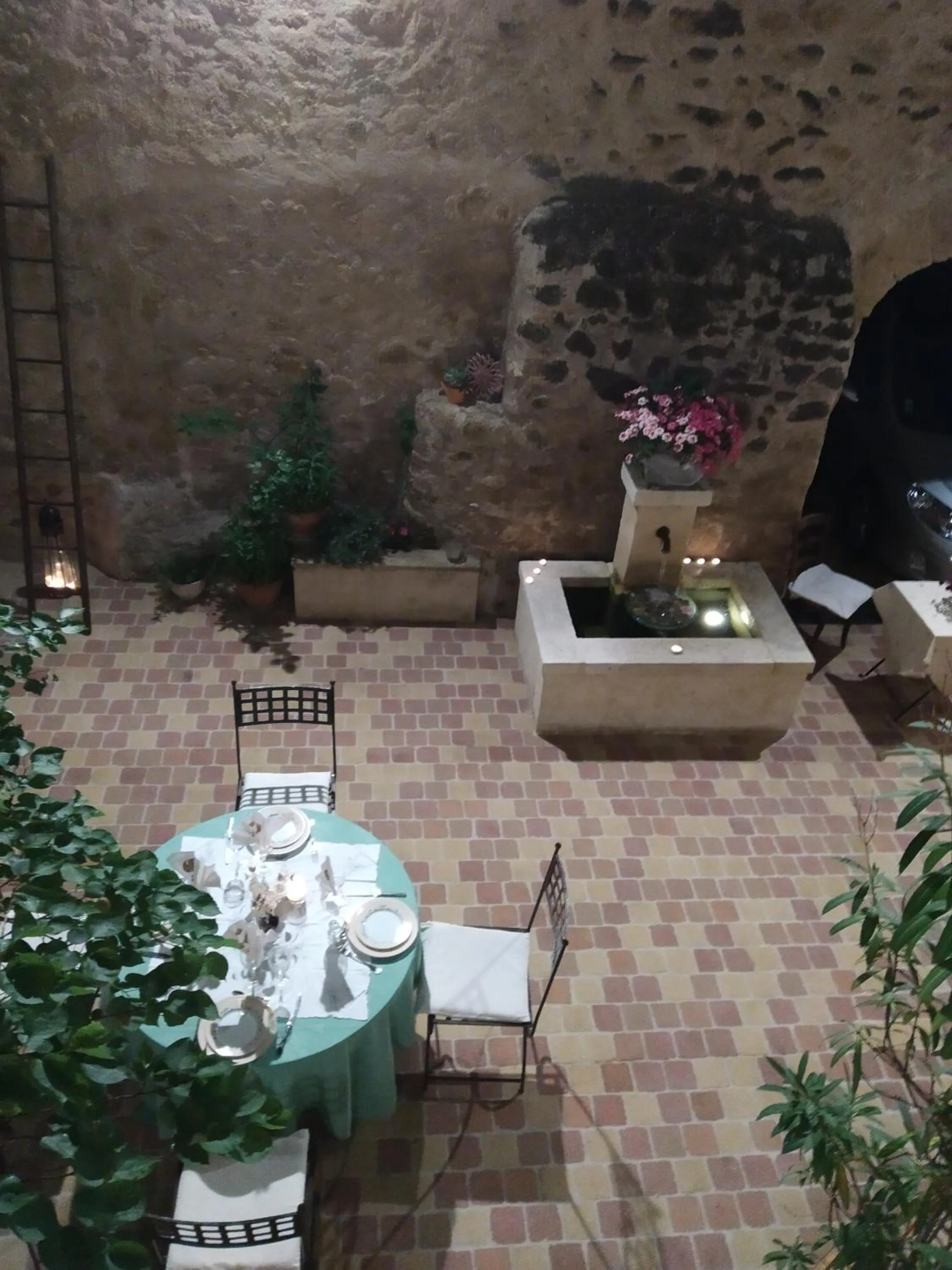 Patio in Le Térébinthe B&B