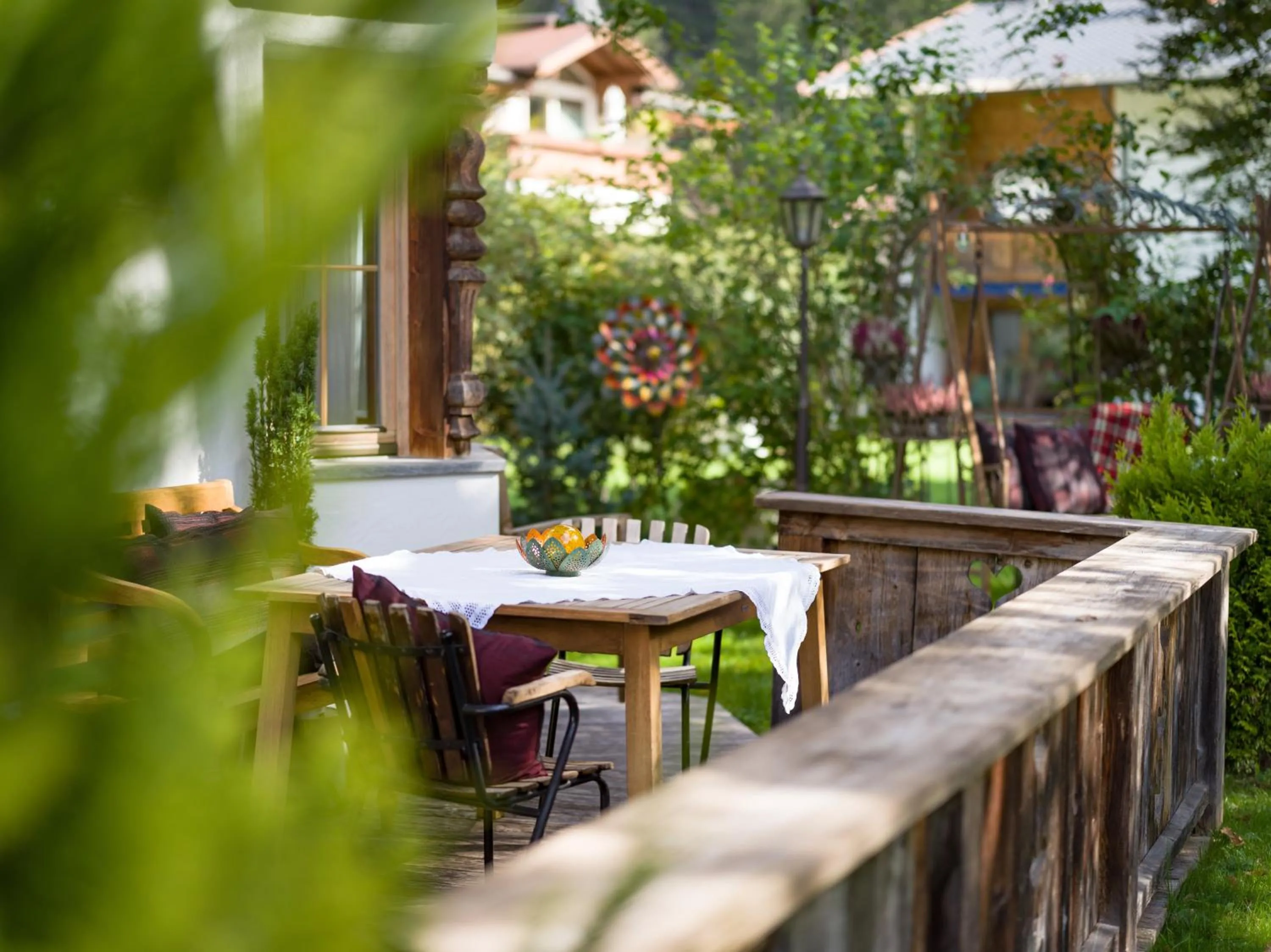 Garden in S'Dörfl Chalets