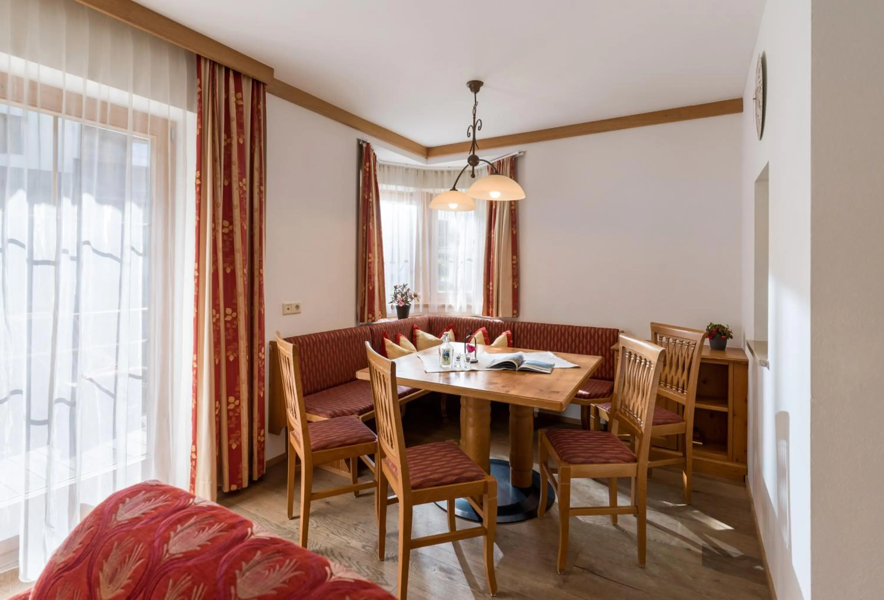 Living room in S'Dörfl Chalets