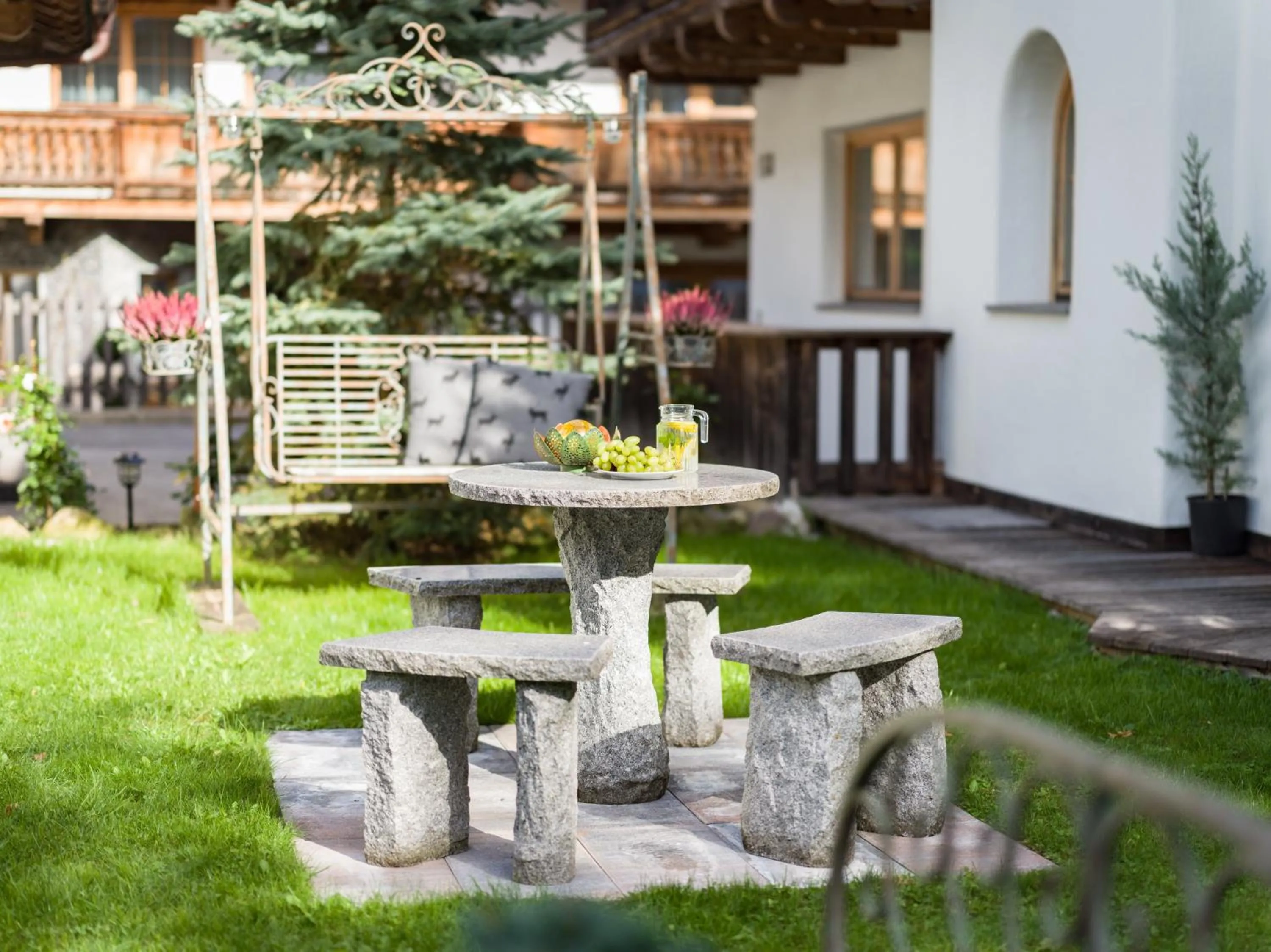 Garden in S'Dörfl Chalets