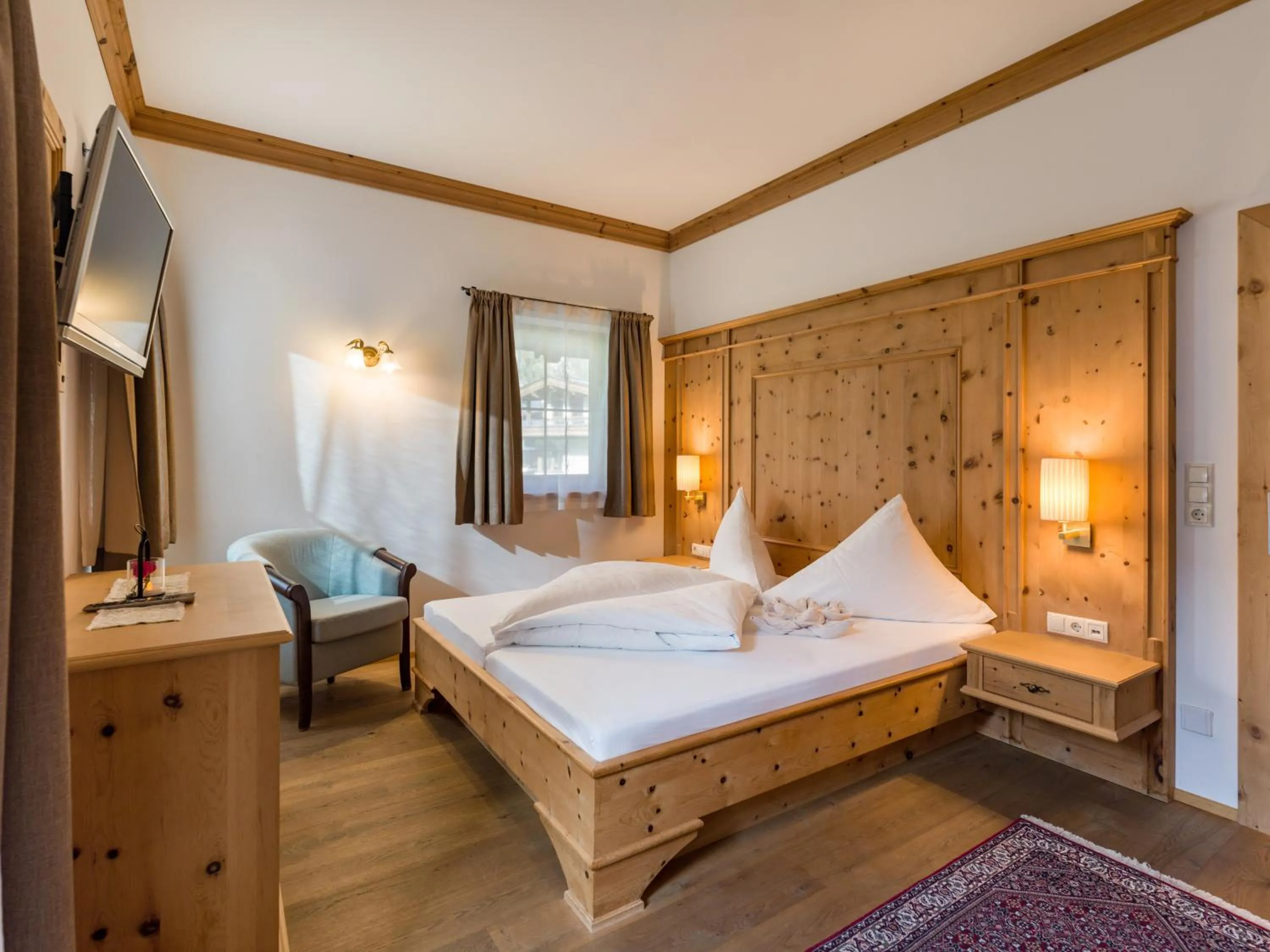 TV and multimedia, Bed in S'Dörfl Chalets