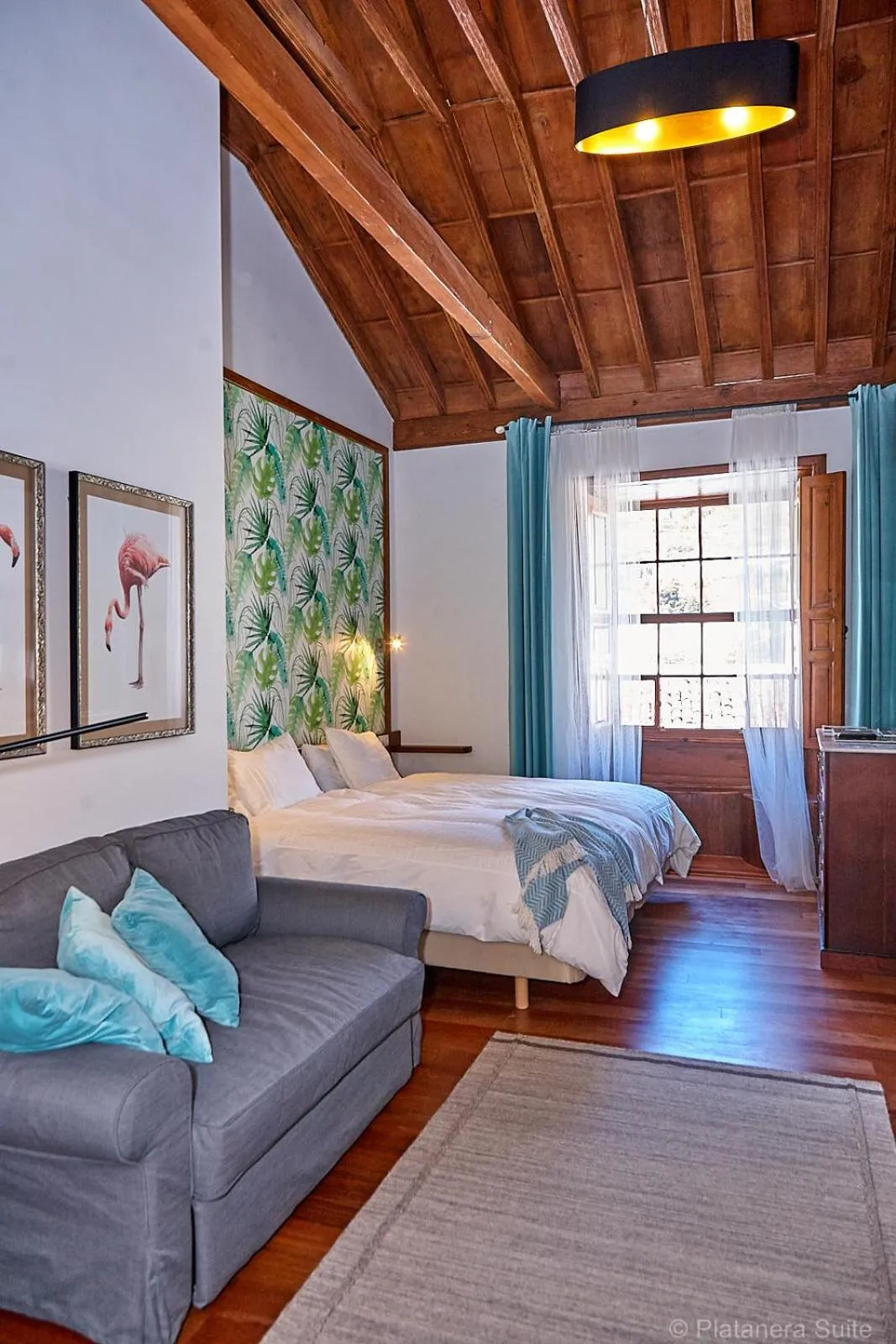 Bed in Platanera Suites