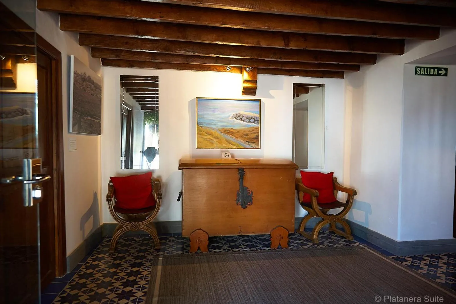 Living room in Platanera Suites