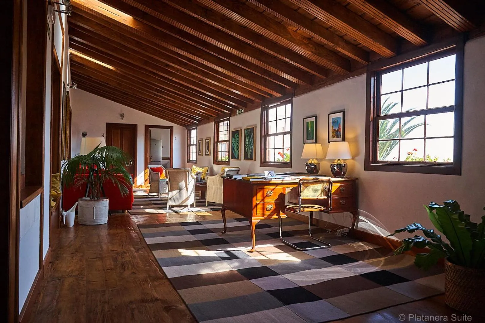 Living room in Platanera Suites