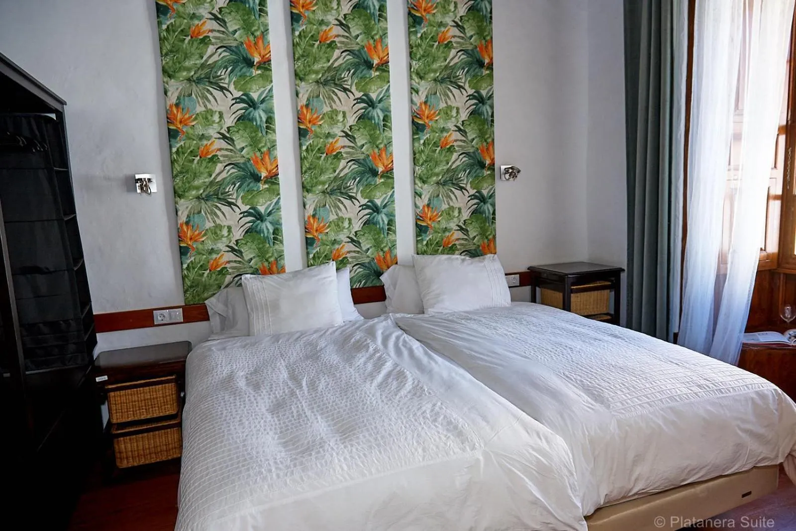 Bed in Platanera Suites