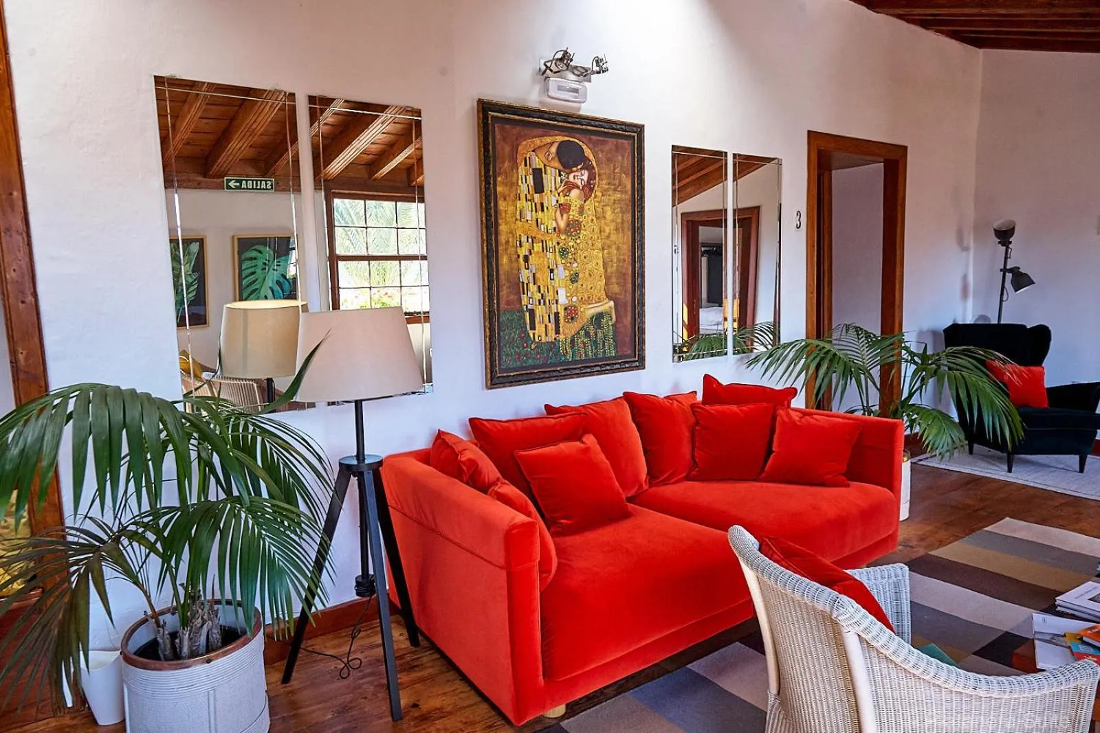 Living room in Platanera Suites