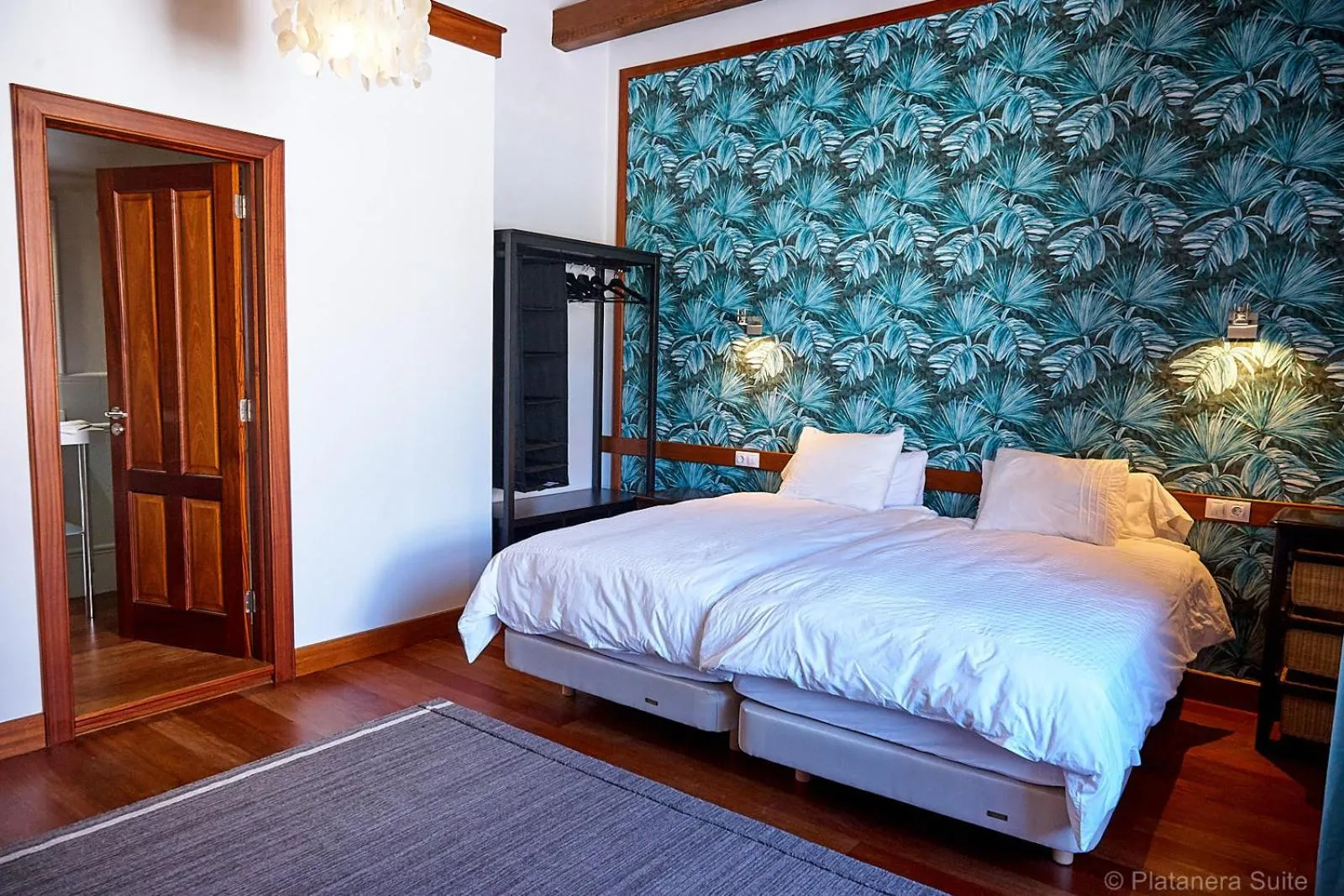 Bed in Platanera Suites