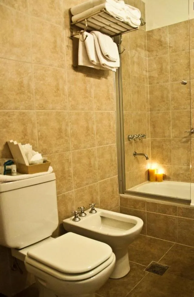 Bathroom in Hotel Comercio